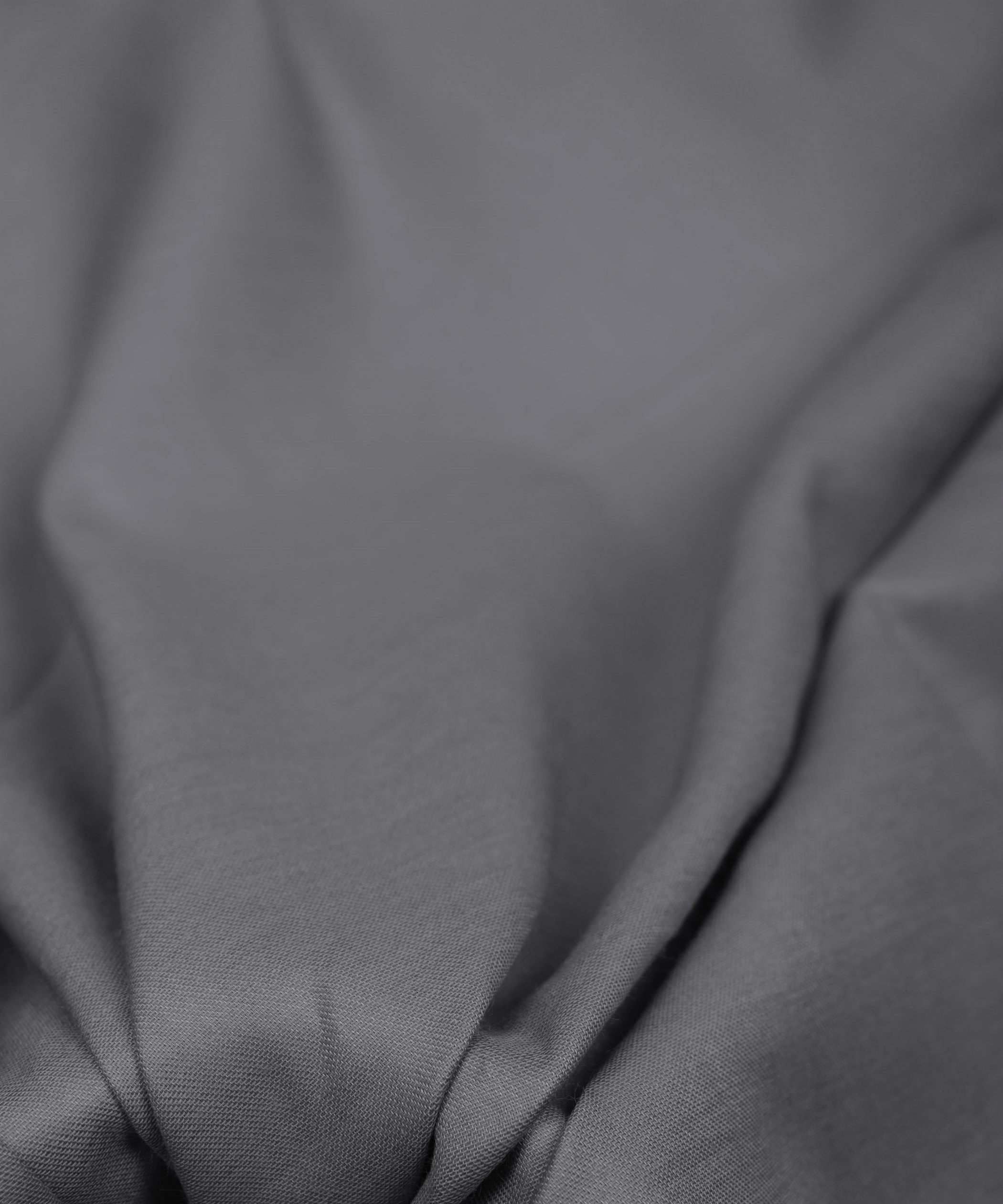 Light Grey Plain Dyed Cotton Satin Fabric