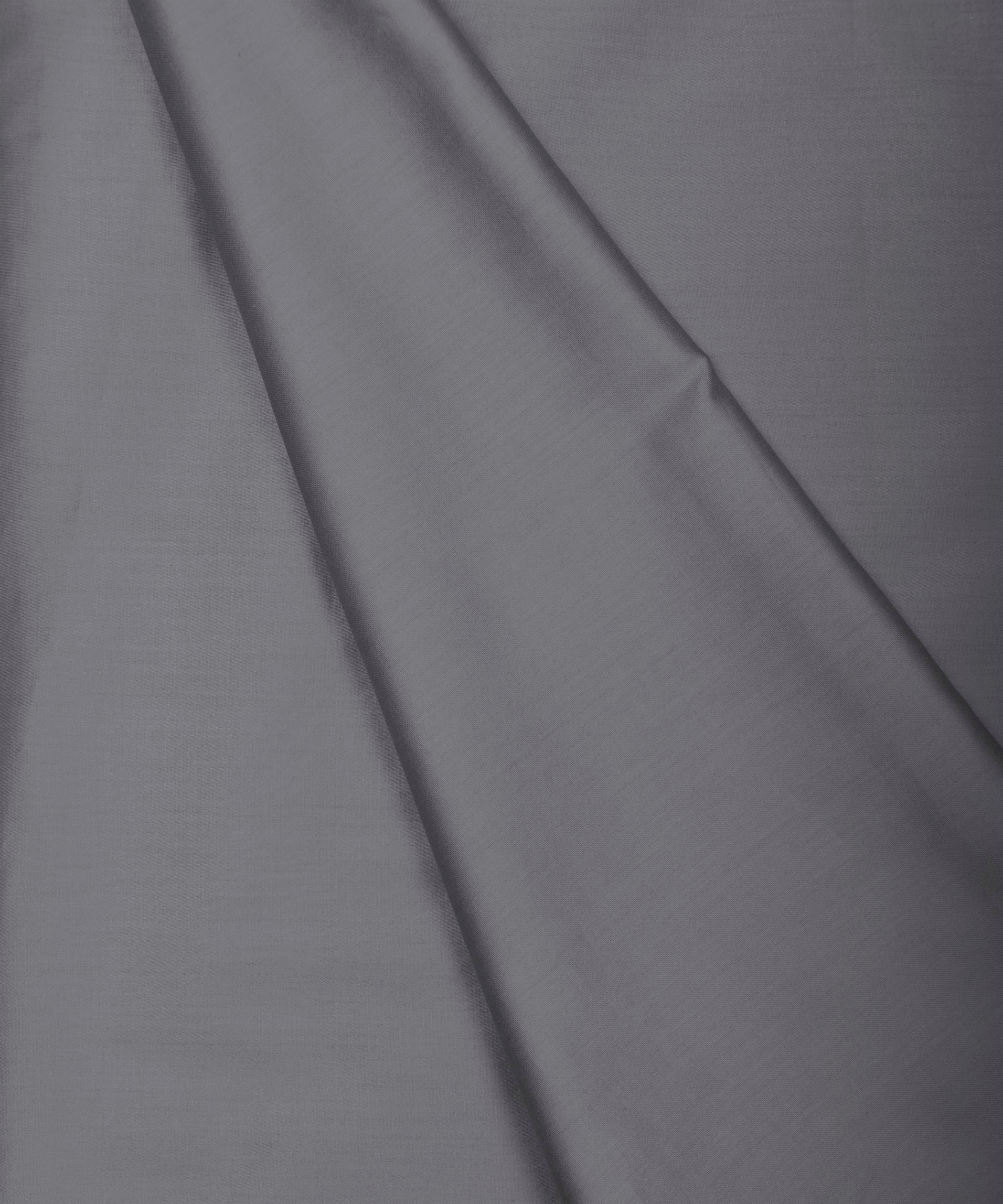 Light Grey Plain Dyed Cotton Satin Fabric