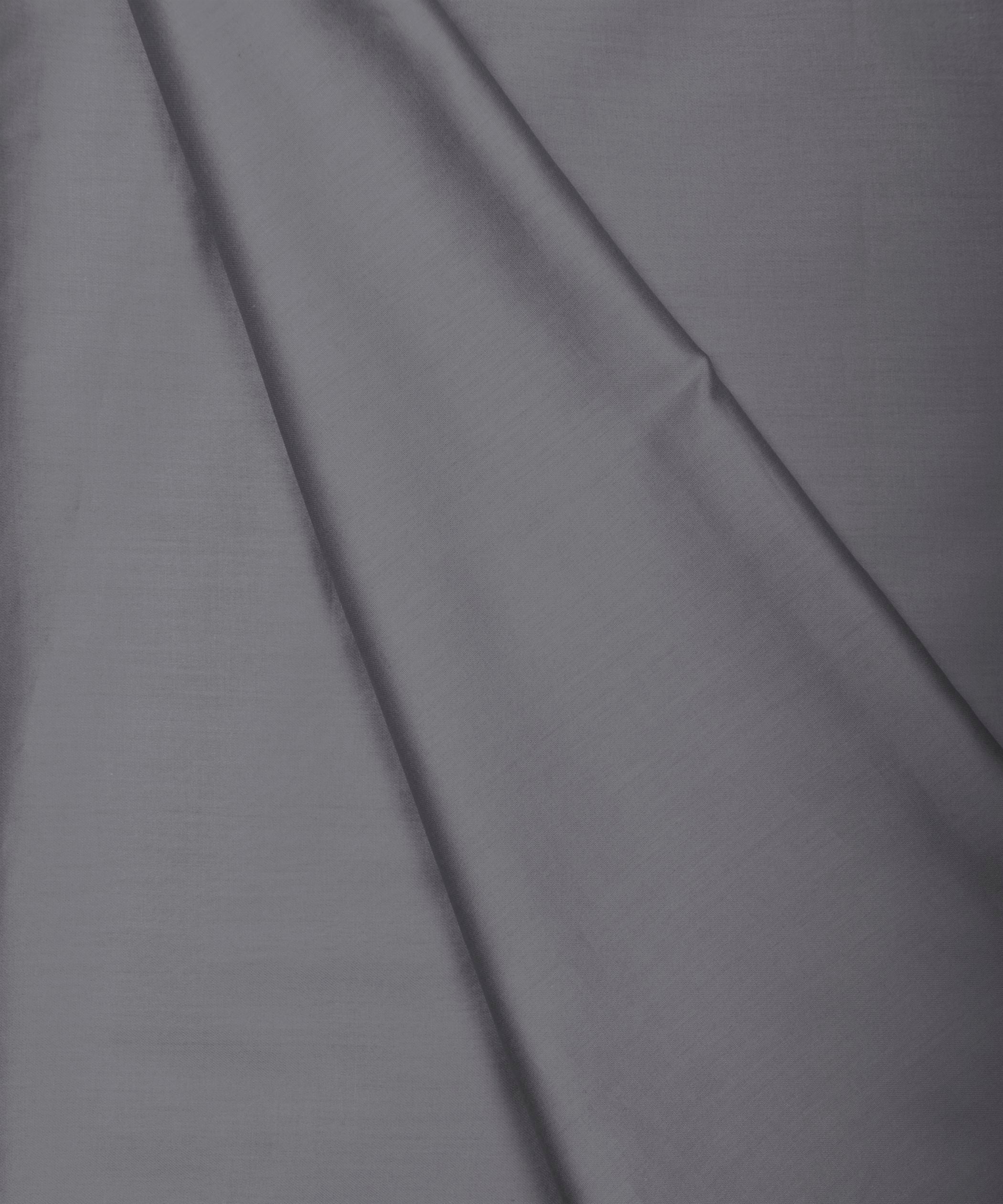 Light Grey Plain Dyed Cotton Satin Fabric