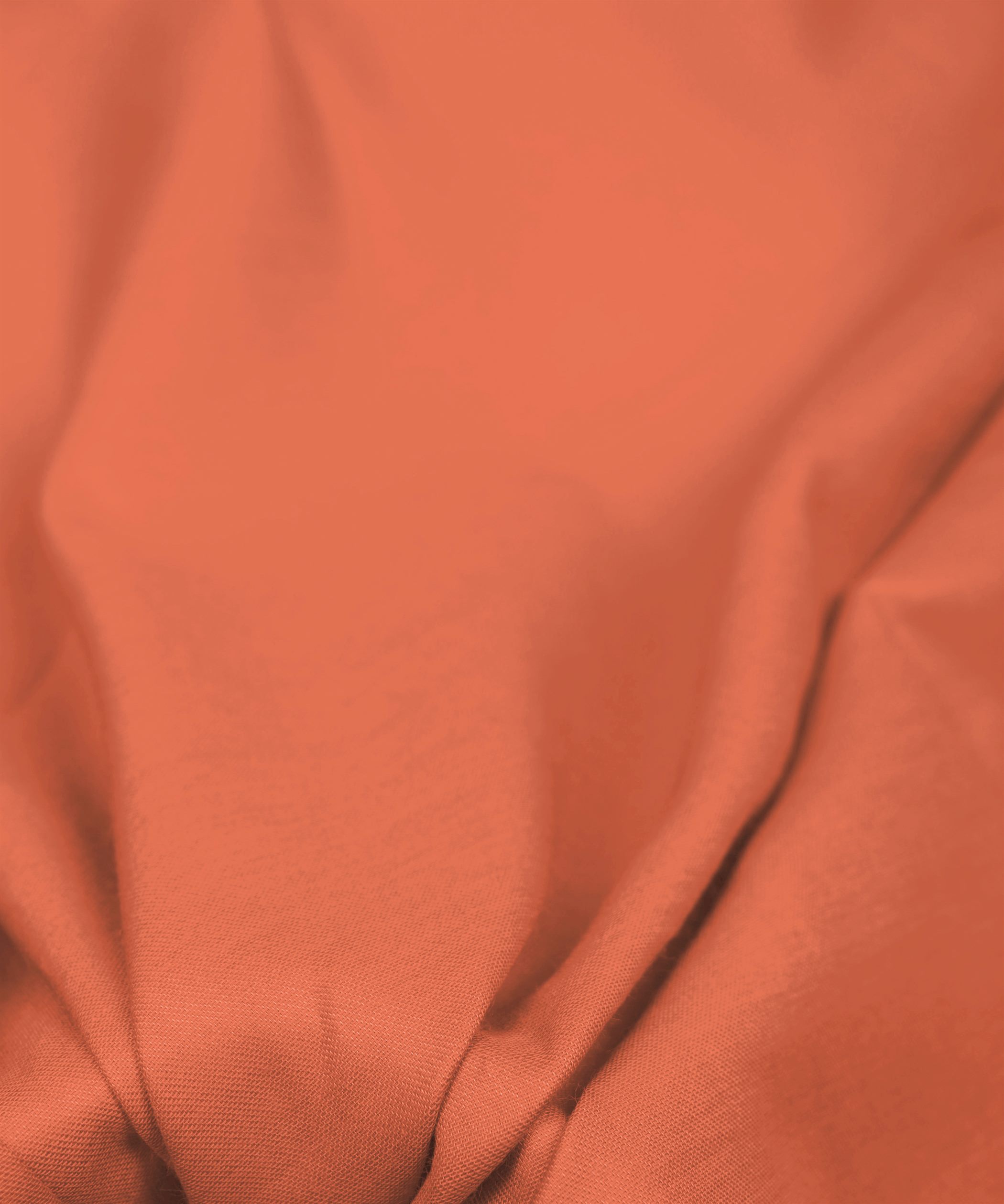 Light Peach Plain Dyed Cotton Satin Fabric