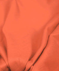 Light Peach Plain Dyed Cotton Satin Fabric