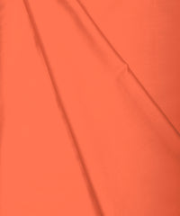 Light Peach Plain Dyed Cotton Satin Fabric