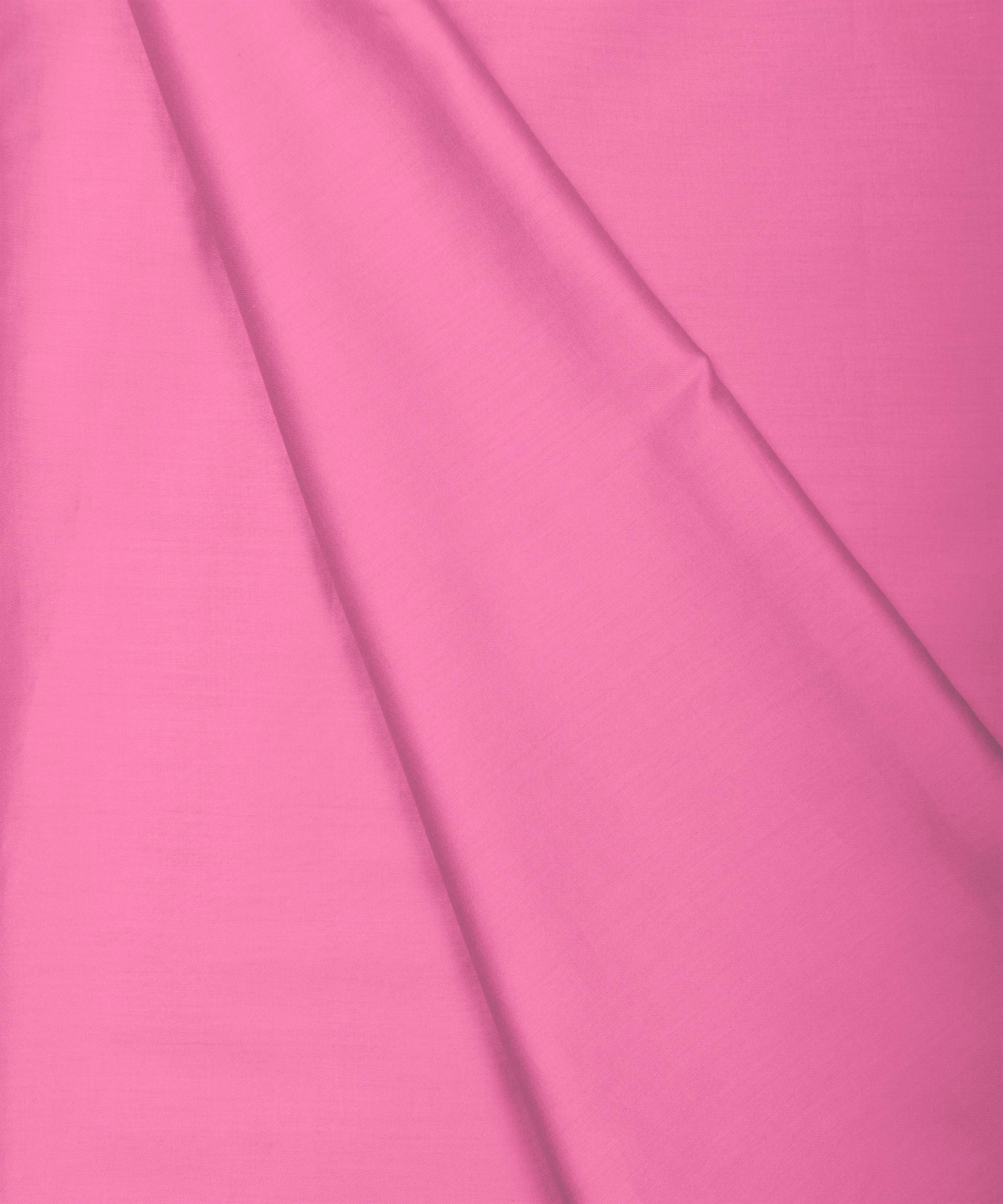 Light Pink Plain Dyed Cotton Satin Fabric