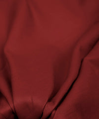 Maroon Plain Dyed Cotton Satin Fabric