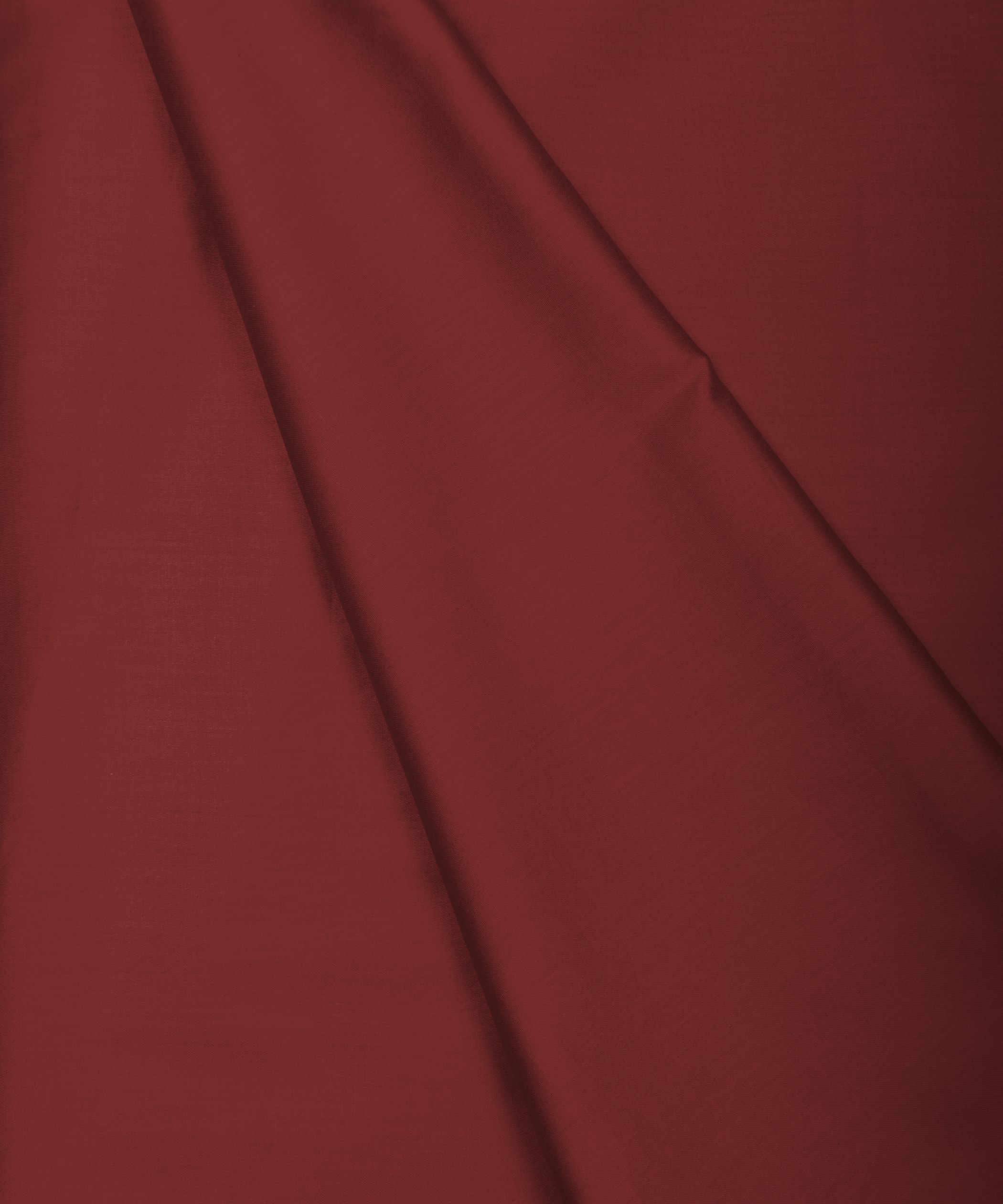 Maroon Plain Dyed Cotton Satin Fabric