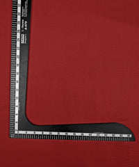 Maroon Plain Dyed Cotton Satin Fabric