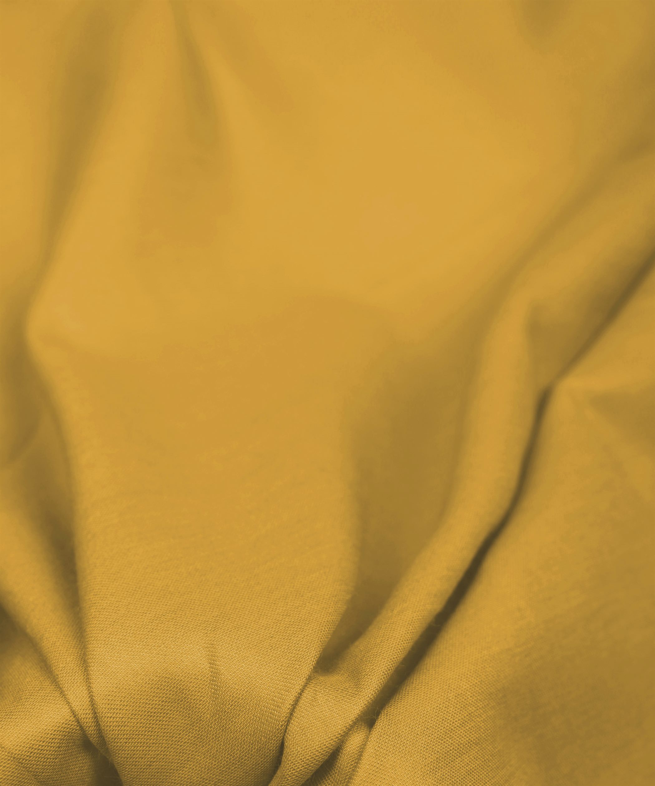 Mustard Yellow Plain Dyed Cotton Satin Fabric