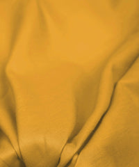 Mustard Yellow Plain Dyed Cotton Satin Fabric
