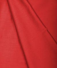 Red Plain Dyed Cotton Satin Fabric