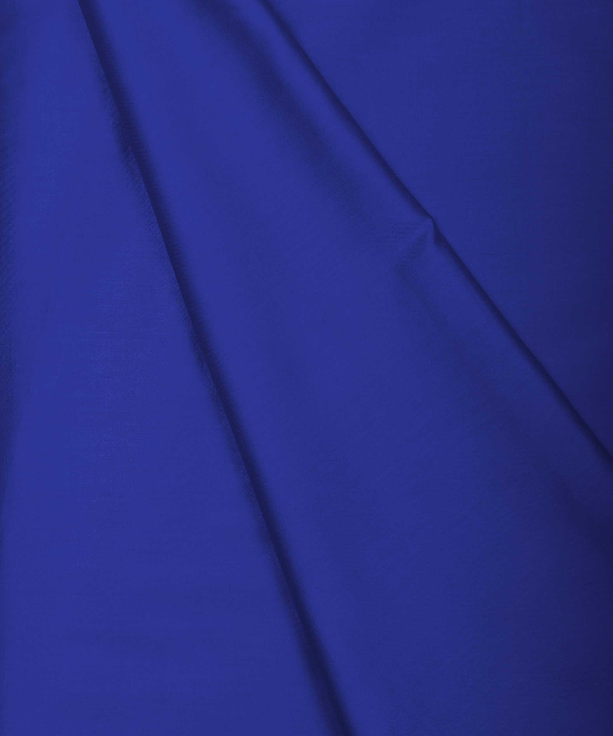 Royal Blue Plain Dyed Cotton Satin Fabric