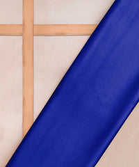 Royal Blue Plain Dyed Cotton Satin Fabric