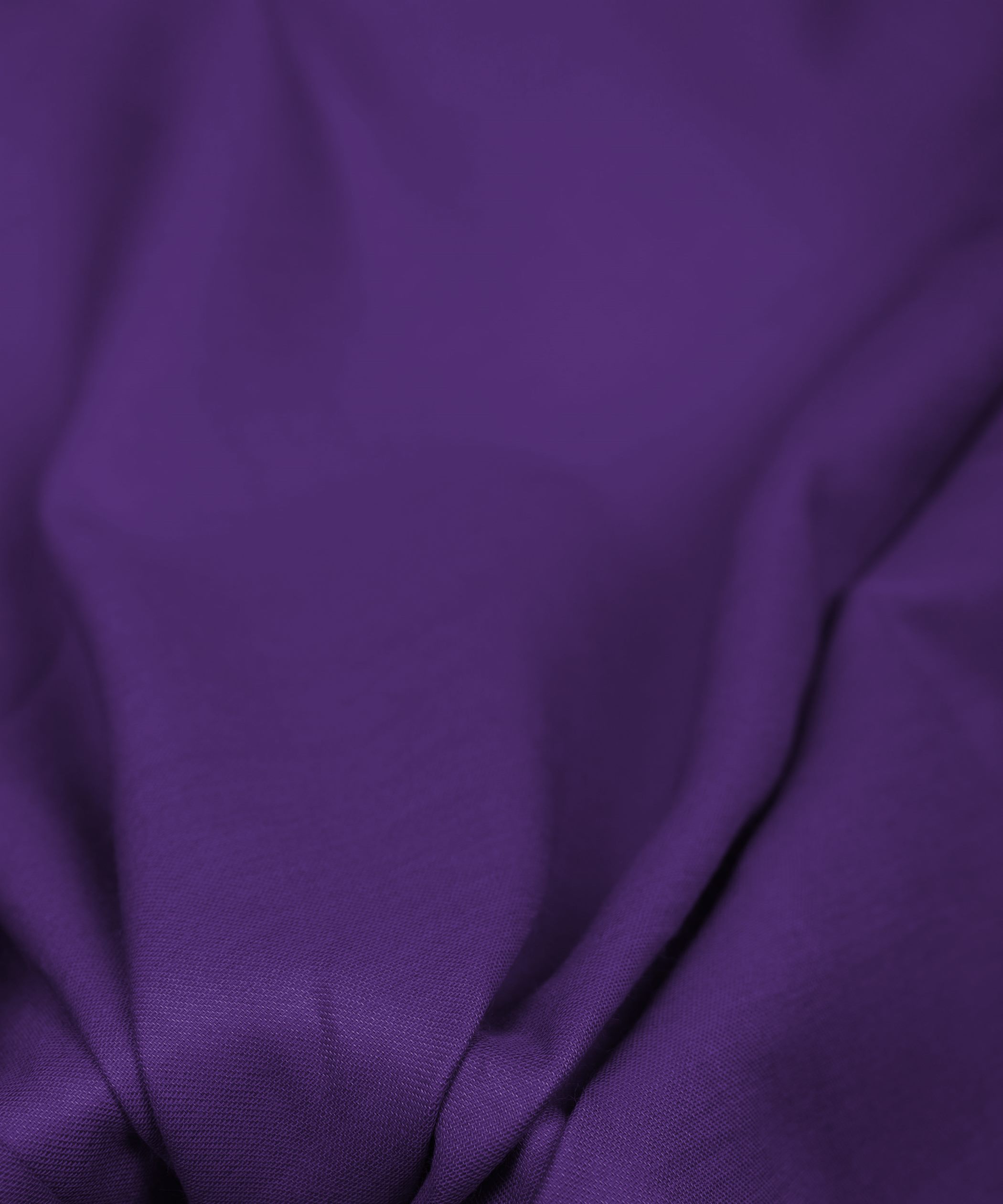 Violet Plain Dyed Cotton Satin Fabric