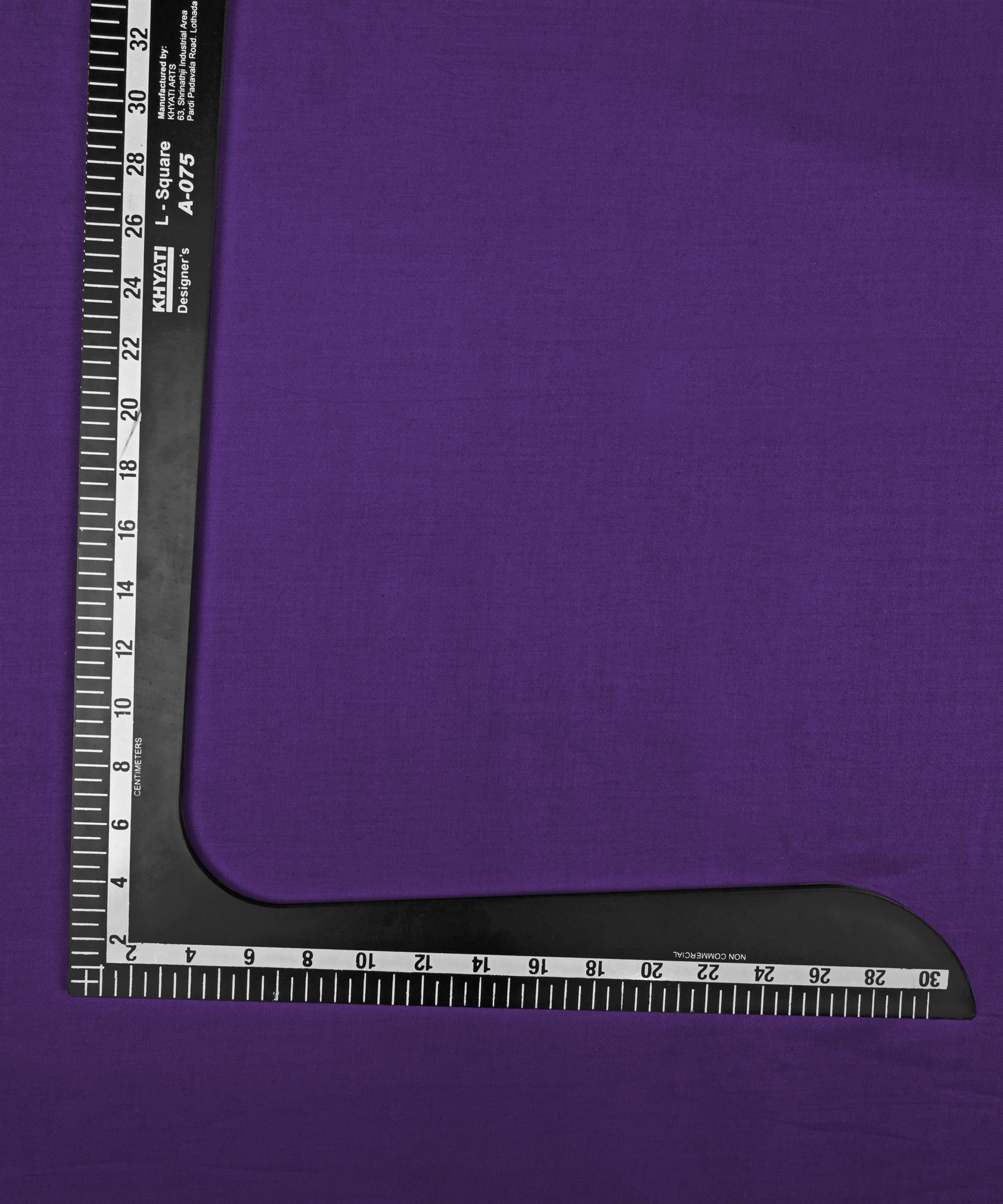 Violet Plain Dyed Cotton Satin Fabric