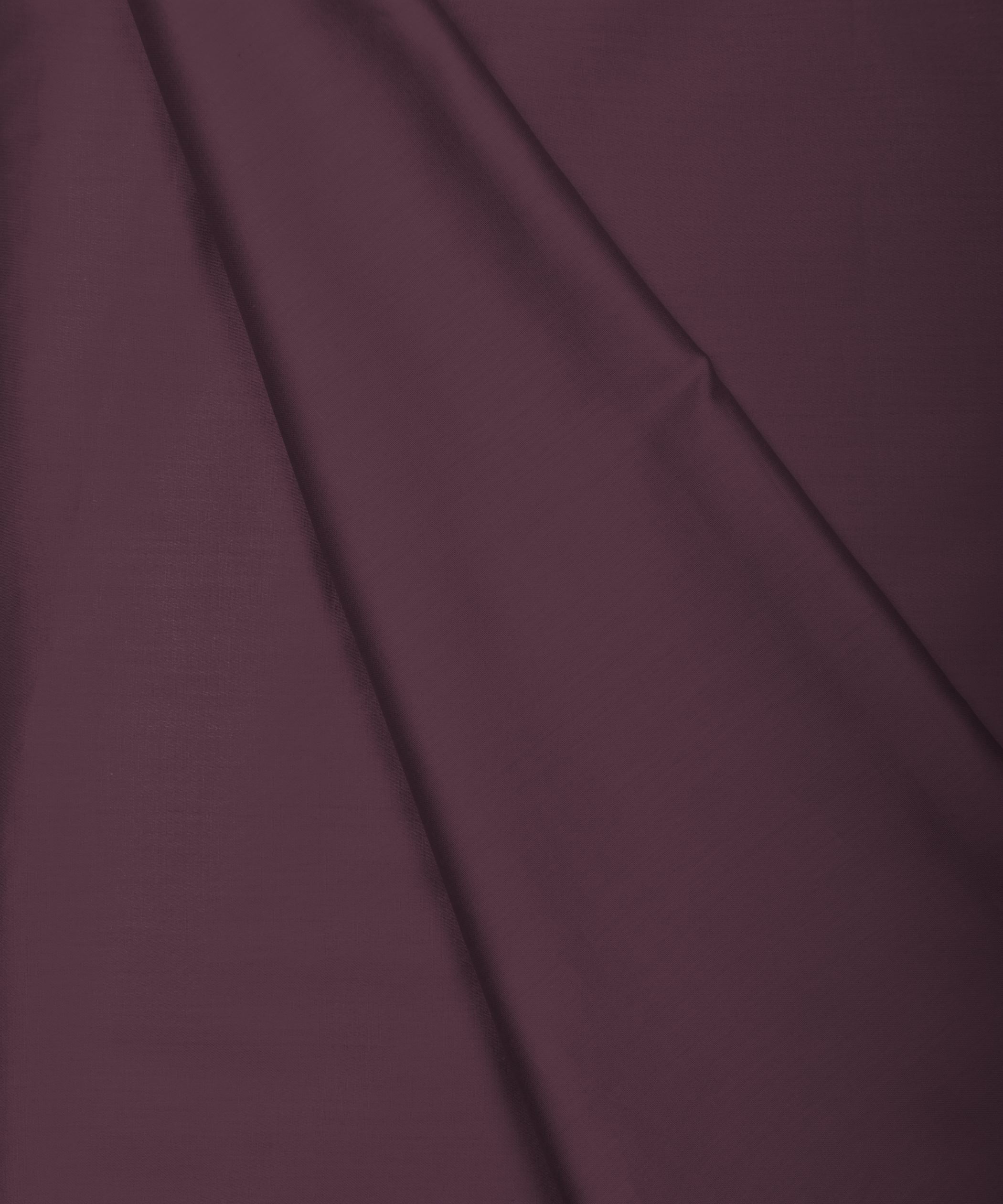 Wine Plain Dyed Cotton Satin Fabric