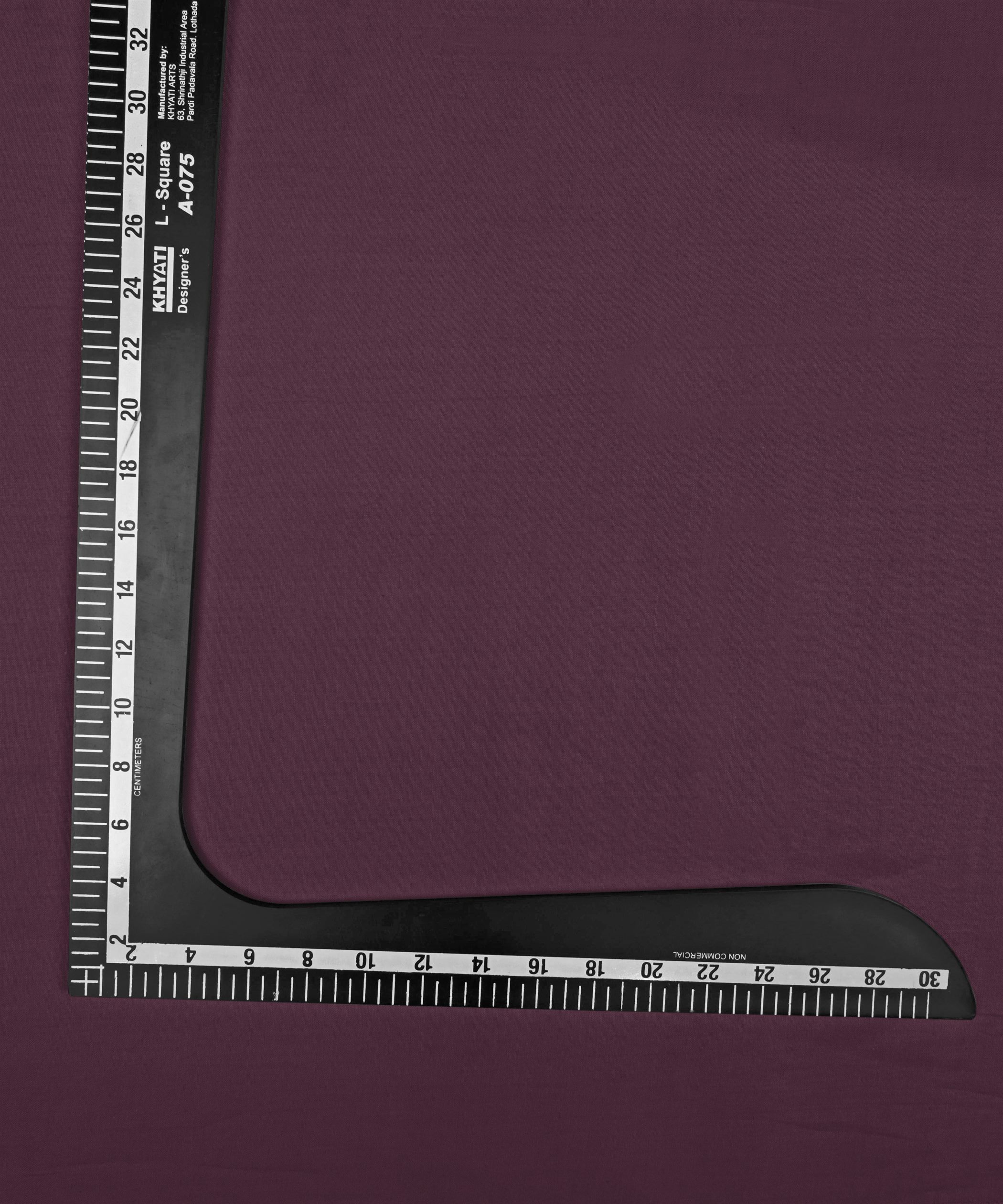 Wine Plain Dyed Cotton Satin Fabric