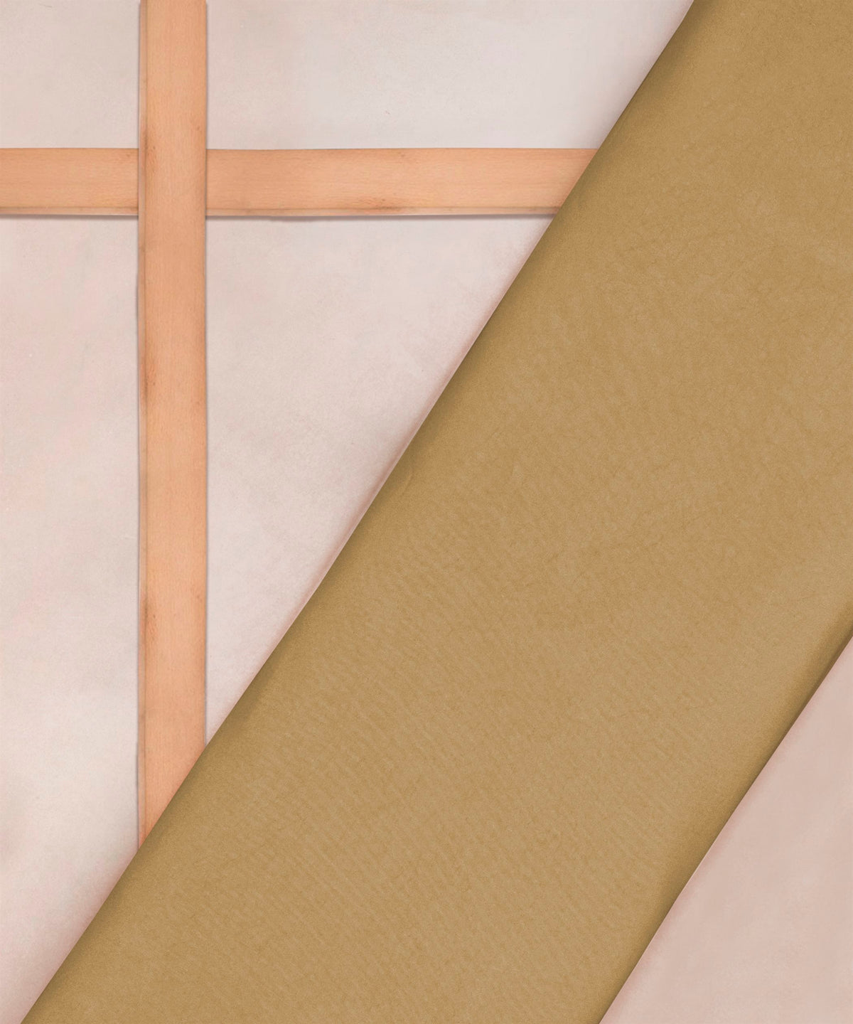 Biege Plain Dyed Rayon Fabric