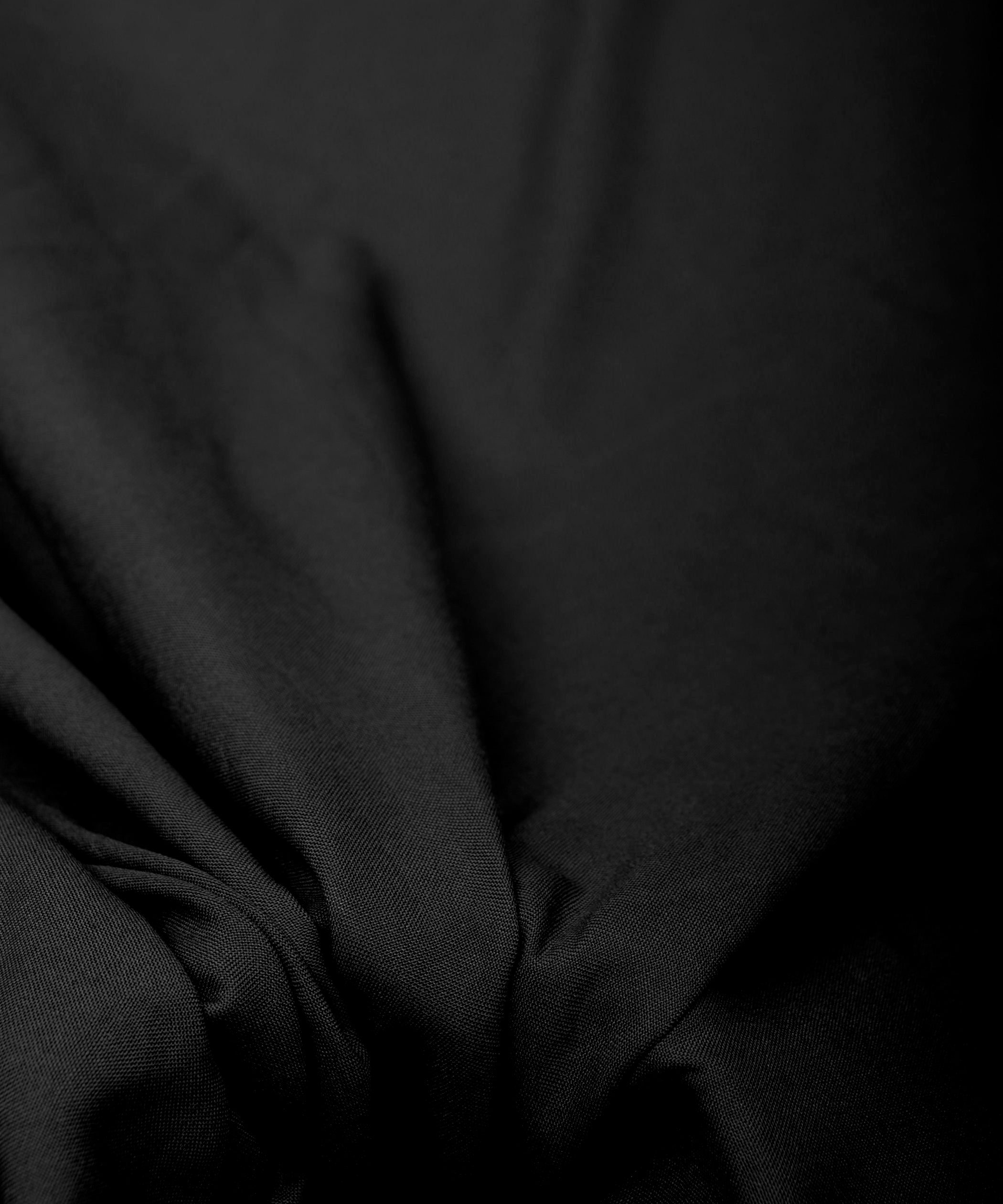 Black Plain Dyed Rayon Fabric