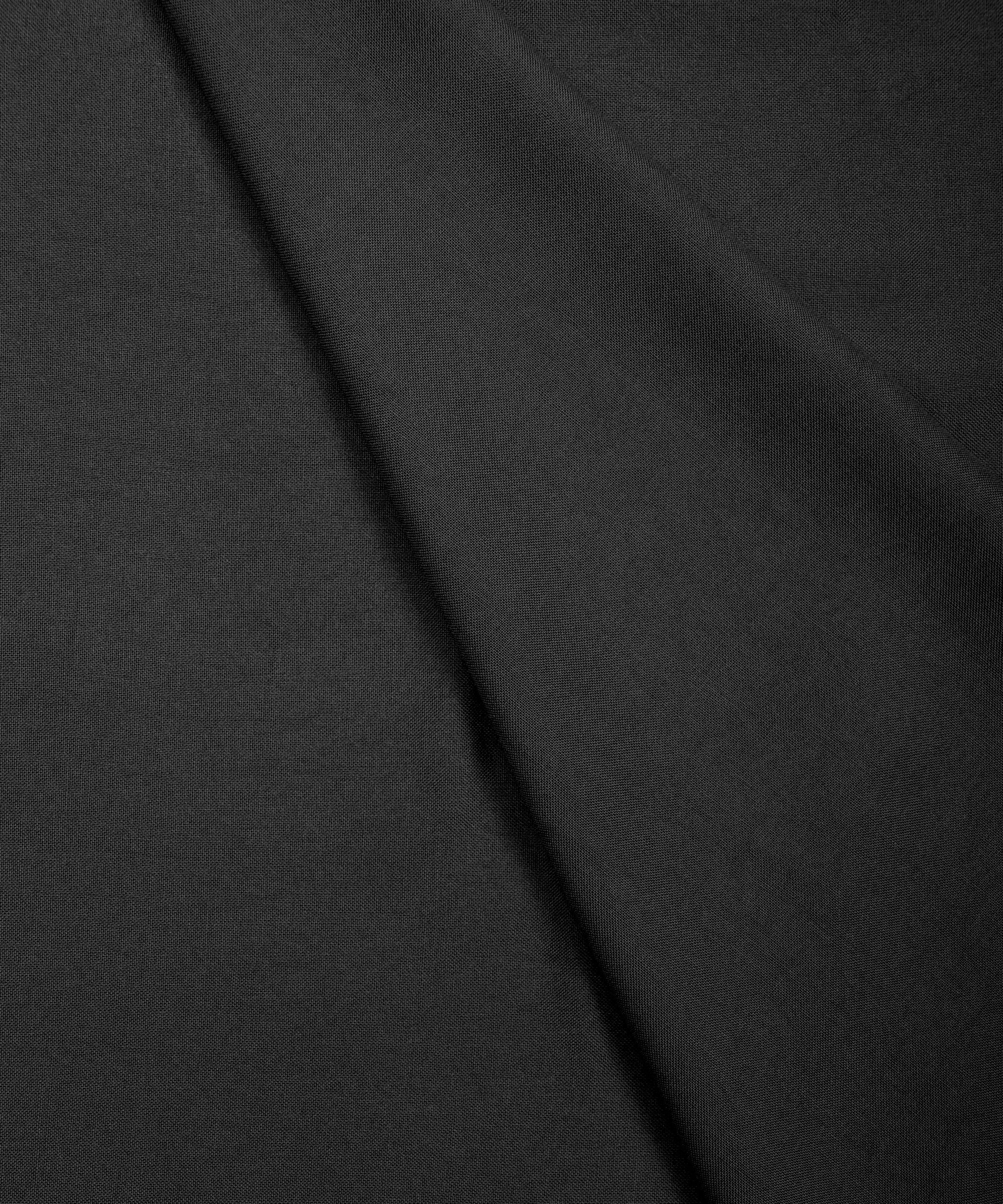 Black Plain Dyed Rayon Fabric