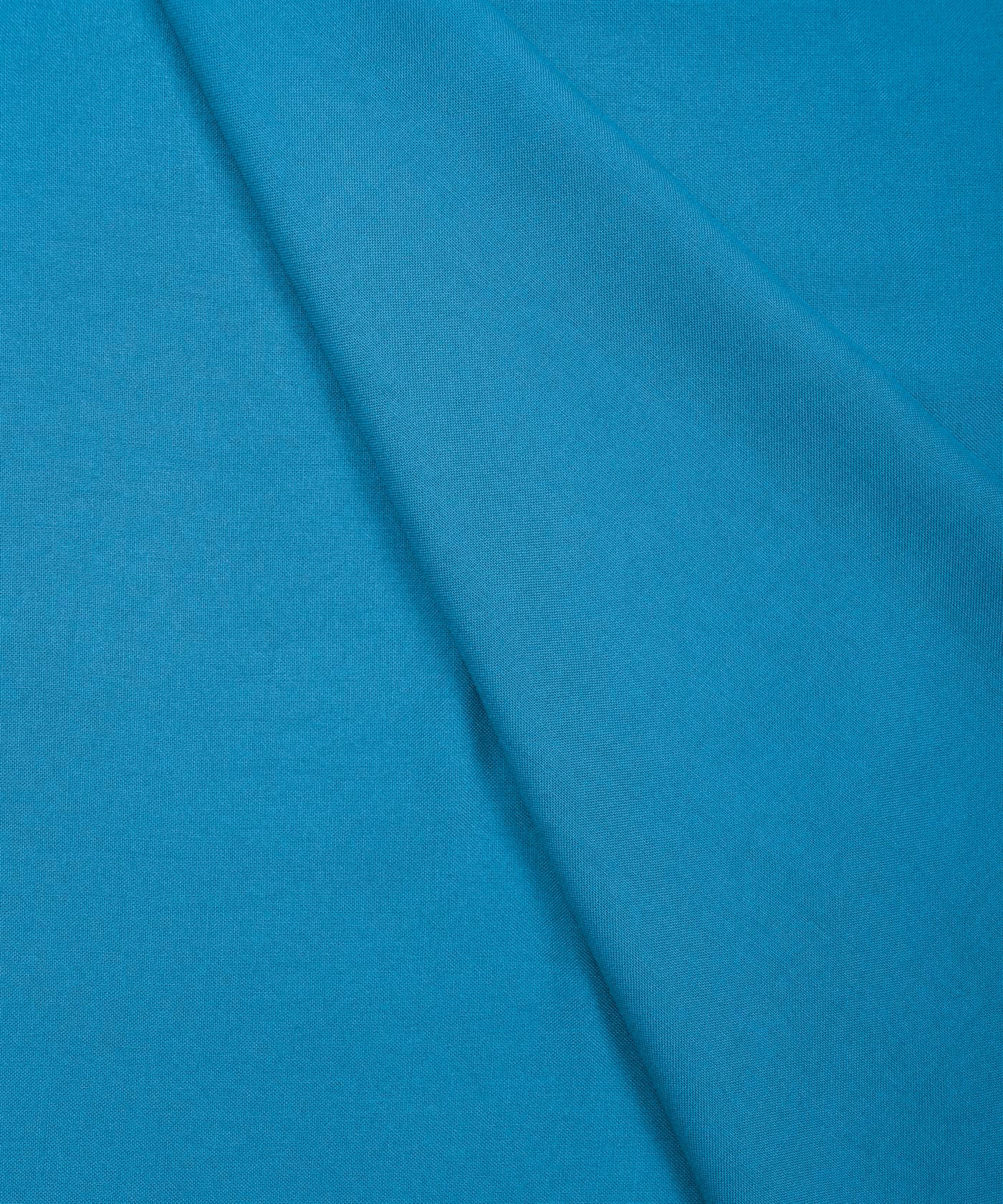 Blue Plain Dyed Rayon Fabric