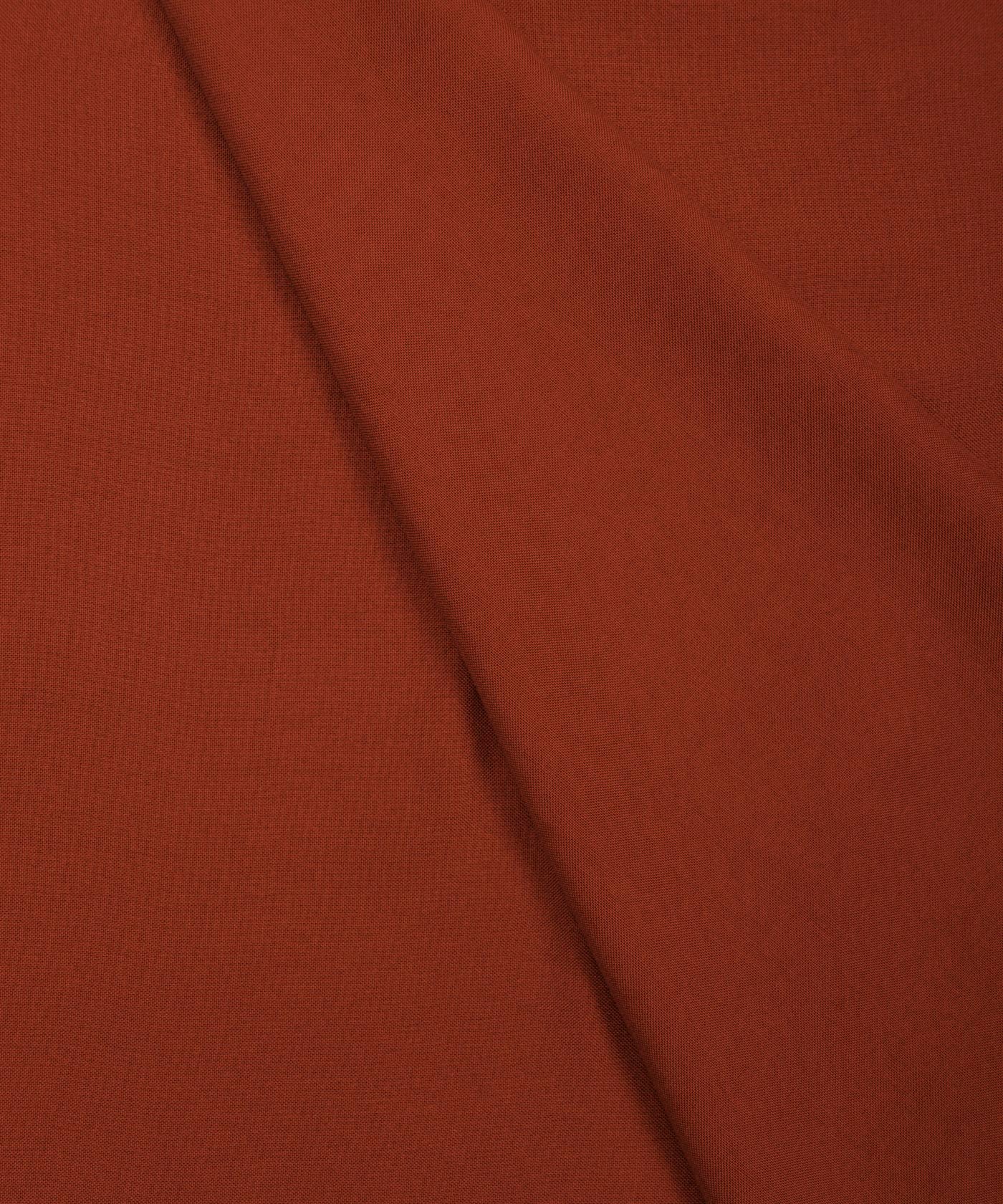 Brown Plain Dyed Rayon Fabric