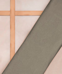 Cement Grey Plain Dyed Rayon Fabric