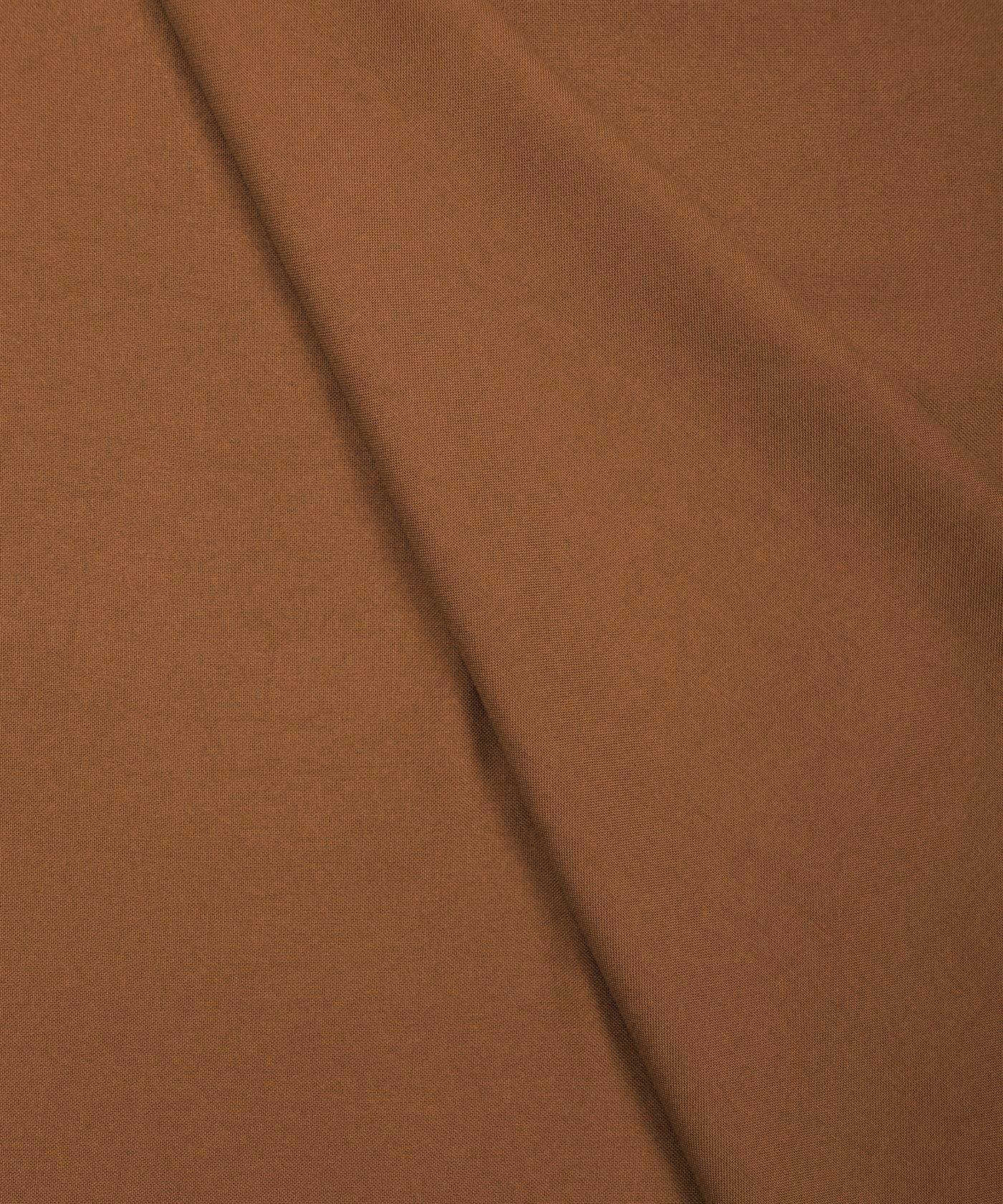 Coffee Brown Plain Dyed Rayon Fabric