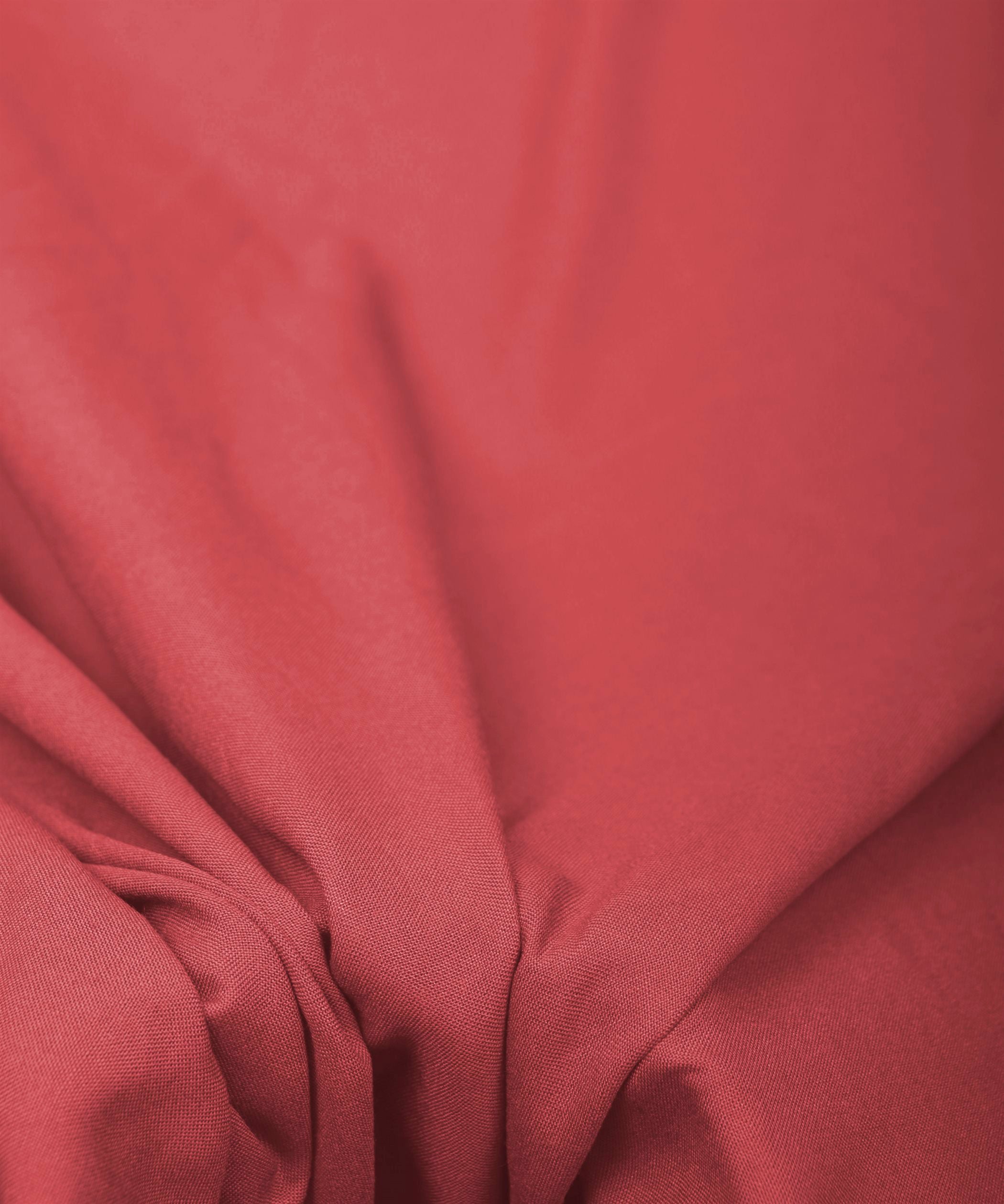 Dark Peach Plain Dyed Rayon Fabric