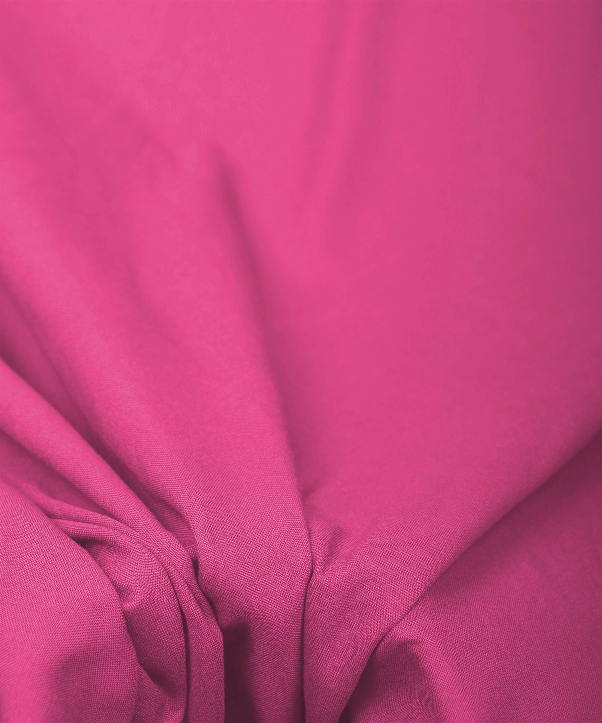 Dark Pink Plain Dyed Rayon Fabric