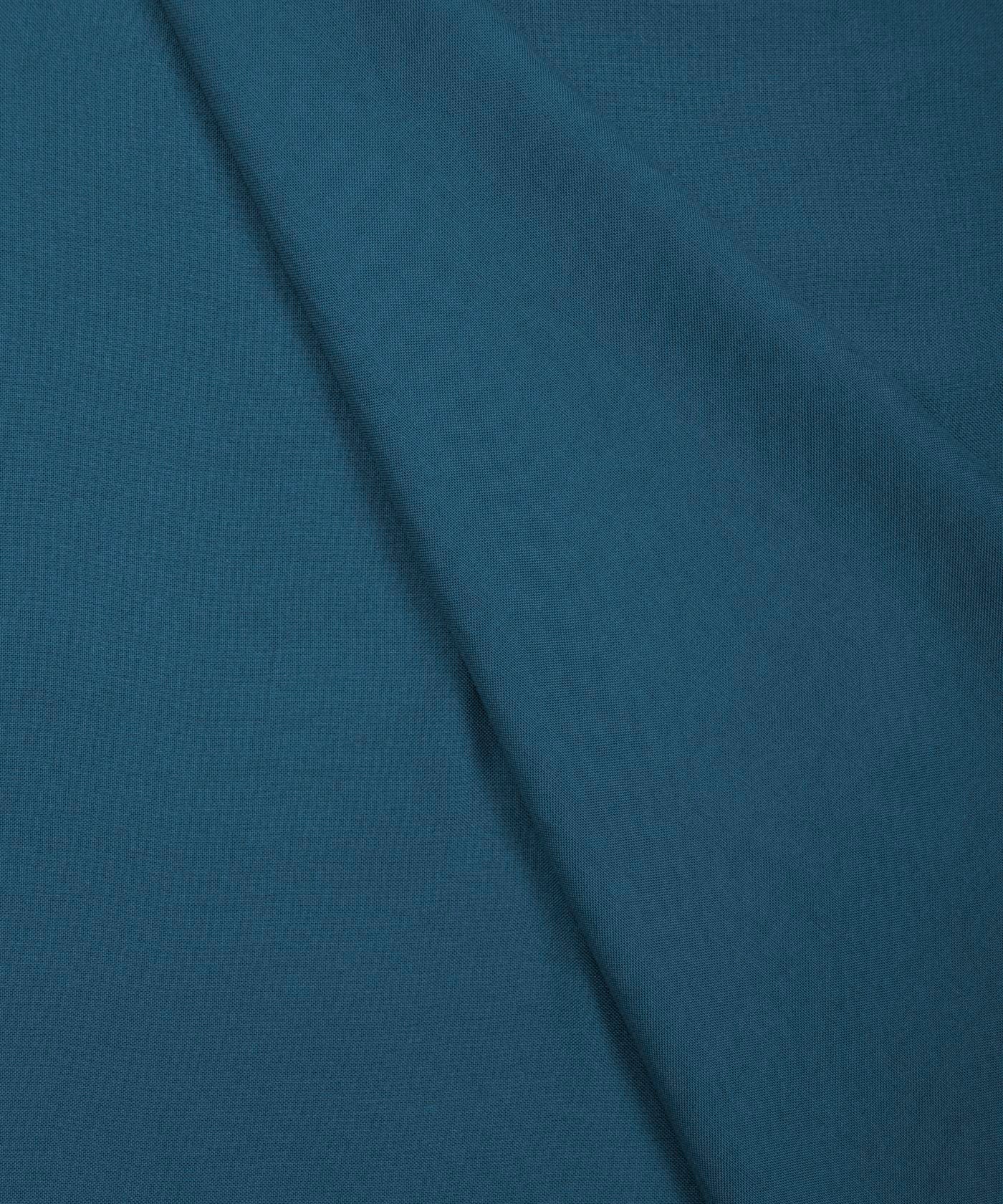 Dark Teal Plain Dyed Rayon Fabric