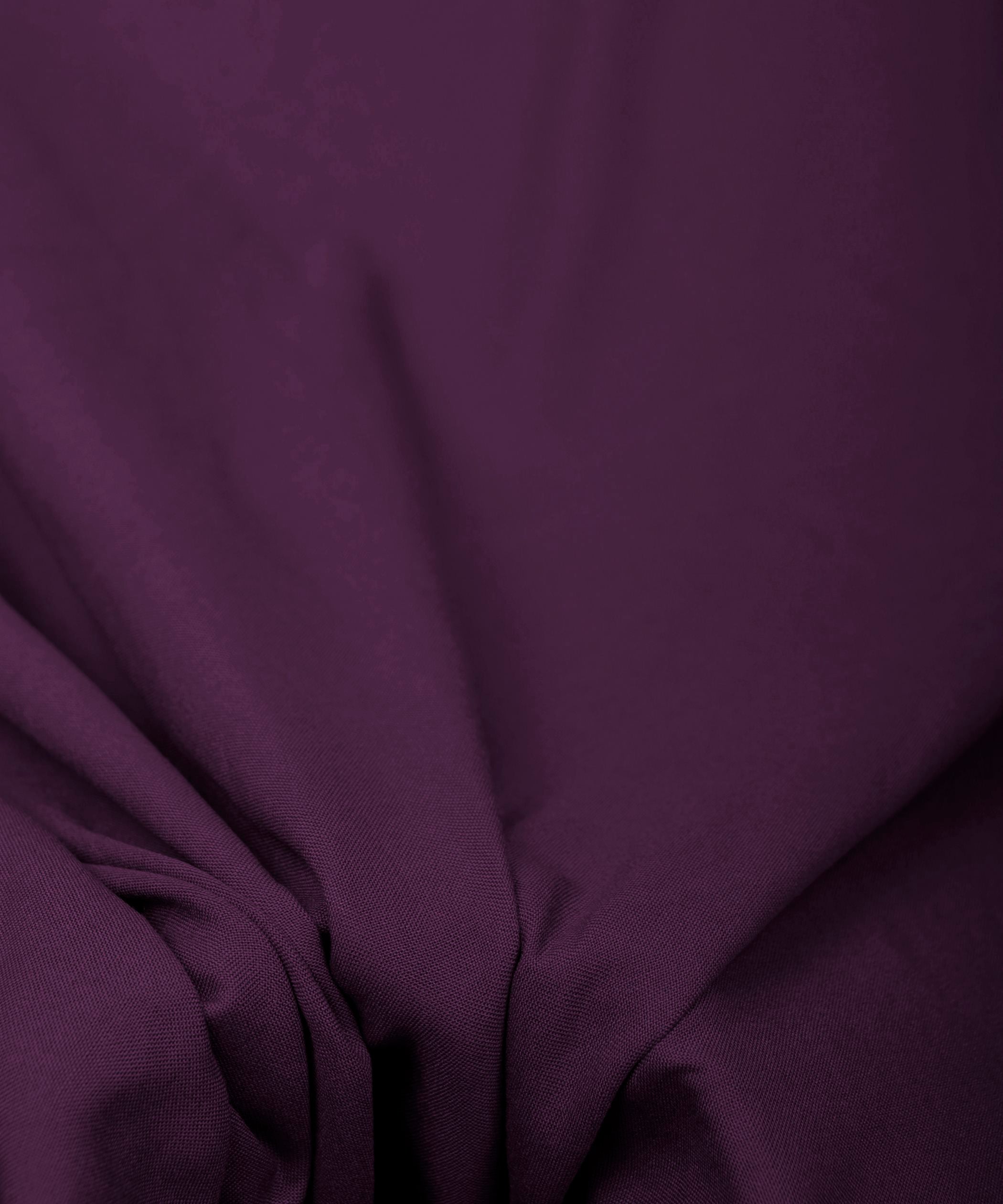Dark Violet Plain Dyed Rayon Fabric