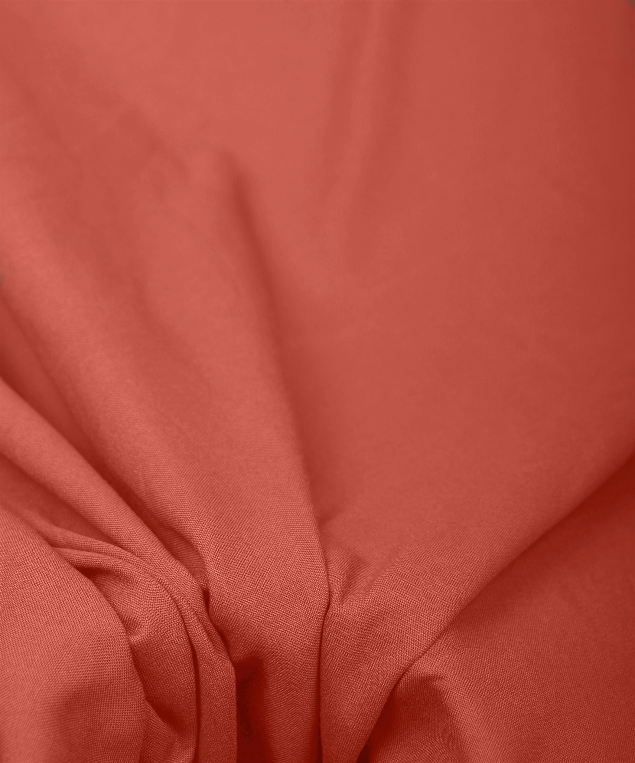 Dusty Peach Plain Dyed Rayon Fabric