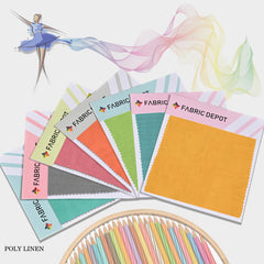 Poly Linen-Swatch Card