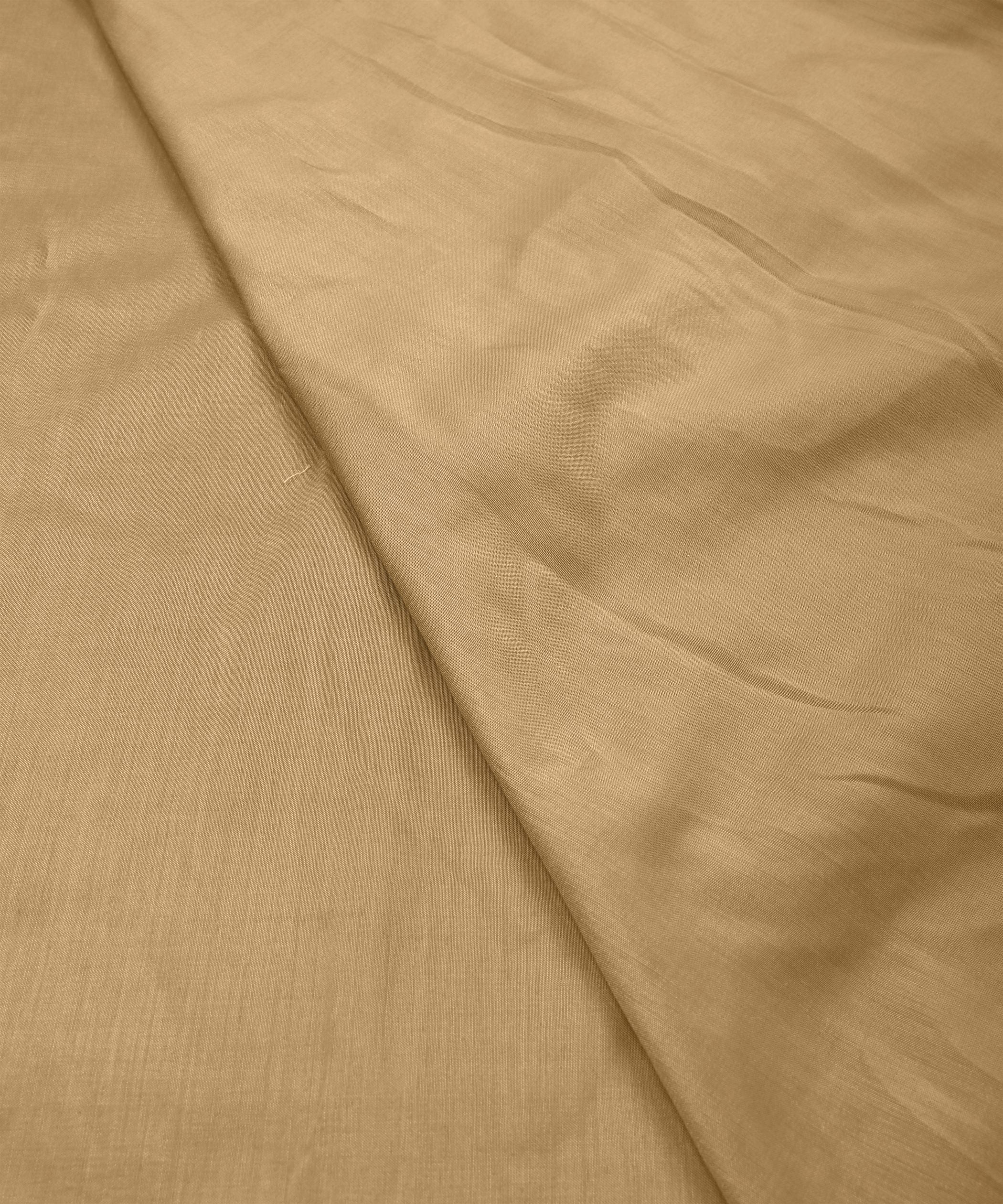 Biege Plain Dyed Polyester Muslin Fabric