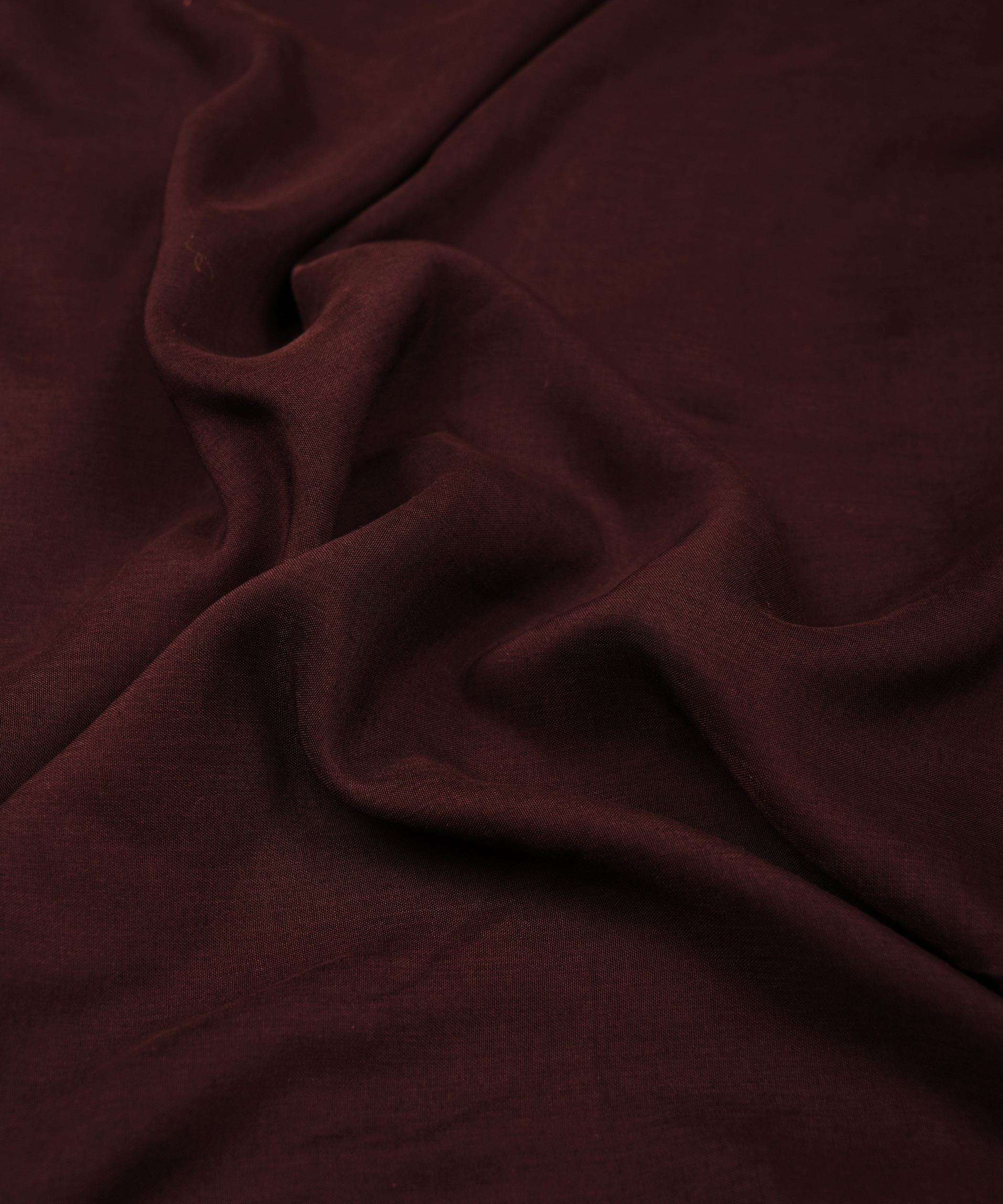 Brown Plain Dyed Polyester Muslin Fabric