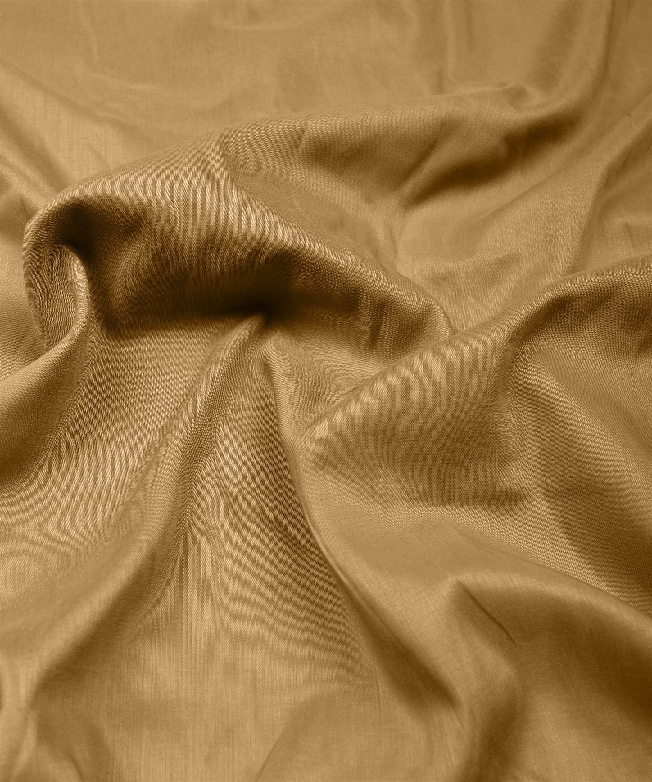 Dark Biege Plain Dyed Polyester Muslin Fabric