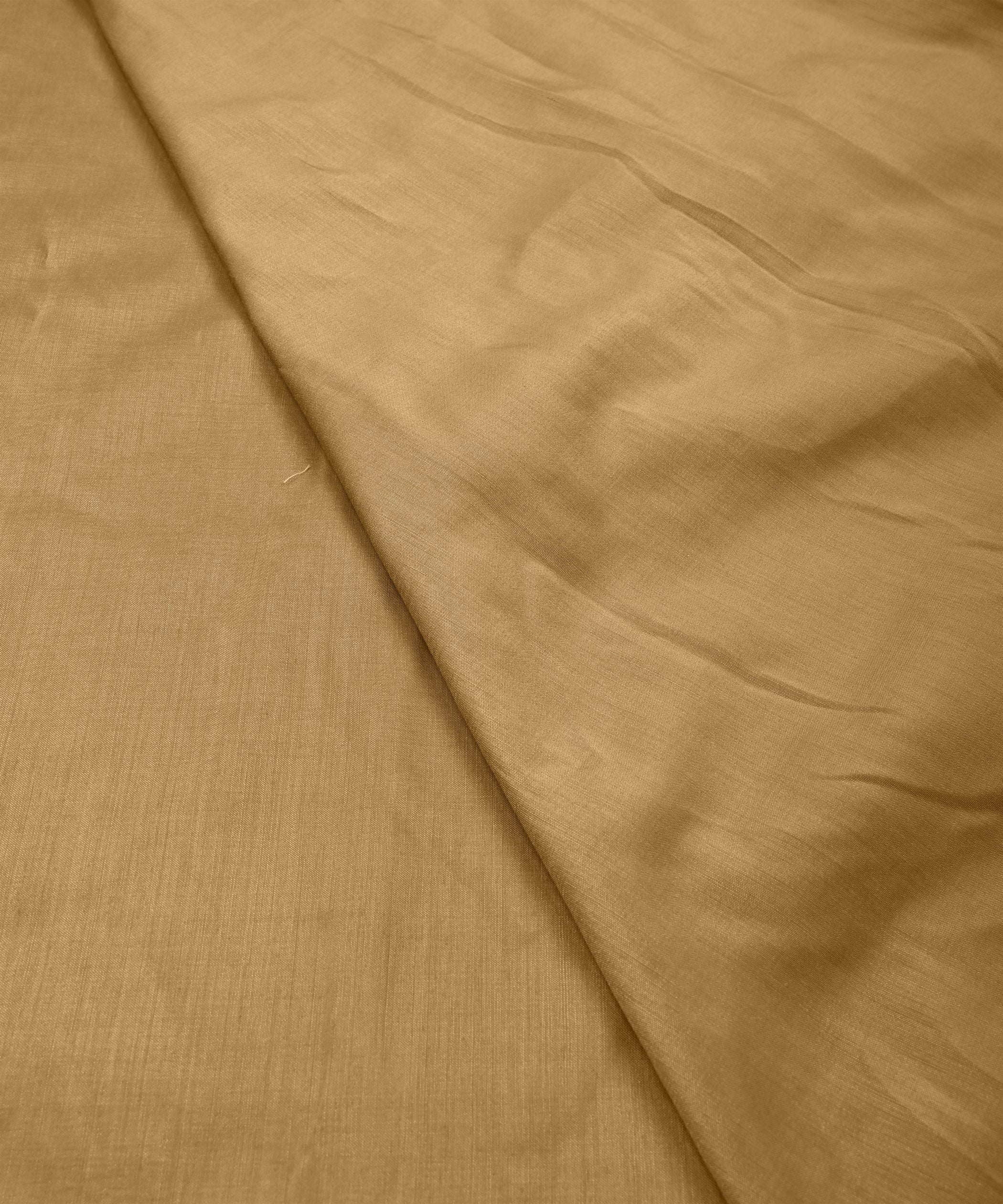 Dark Biege Plain Dyed Polyester Muslin Fabric