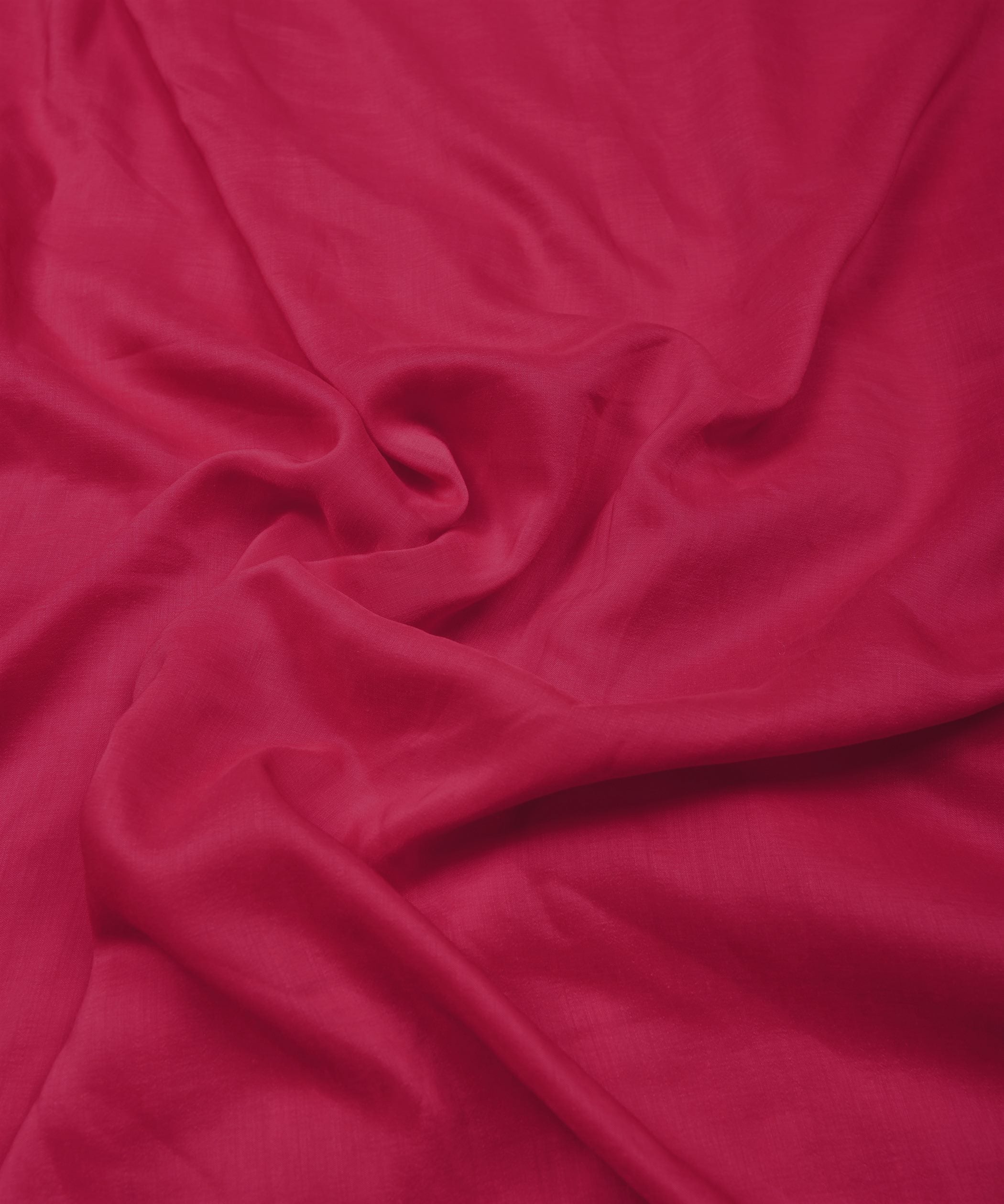 Hot Pink Plain Dyed Polyester Muslin Fabric