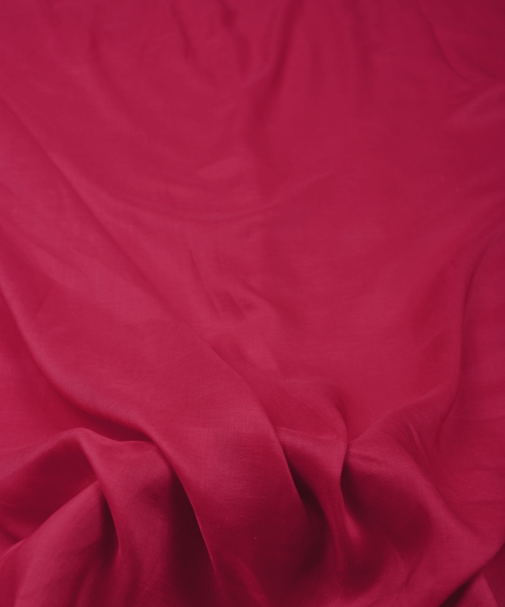 Hot Pink Plain Dyed Polyester Muslin Fabric