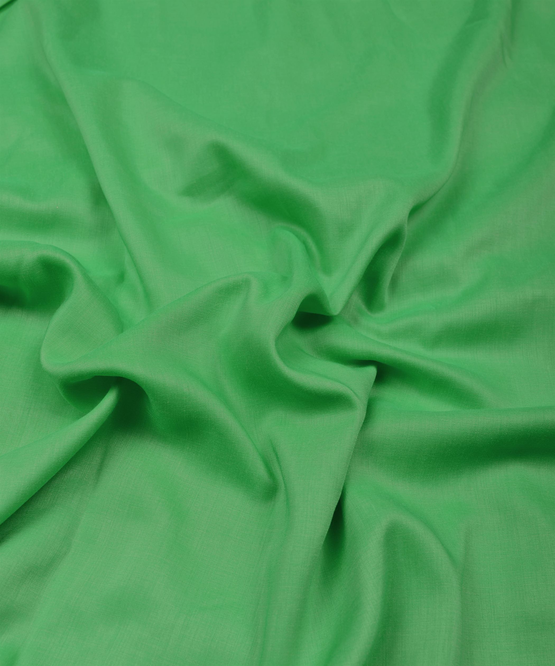 Light Green Plain Dyed Polyester Muslin Fabric