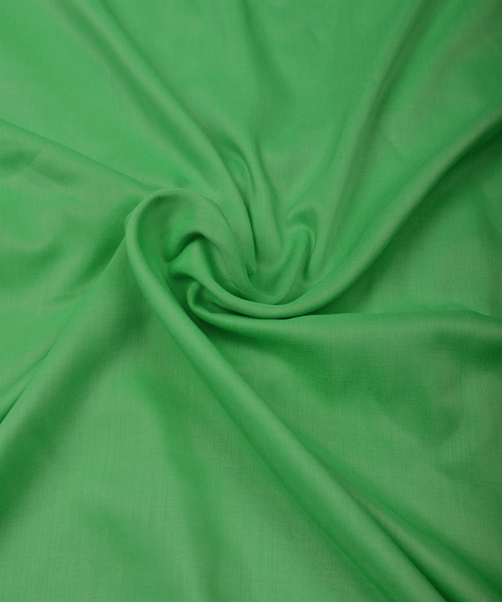 Light Green Plain Dyed Polyester Muslin Fabric