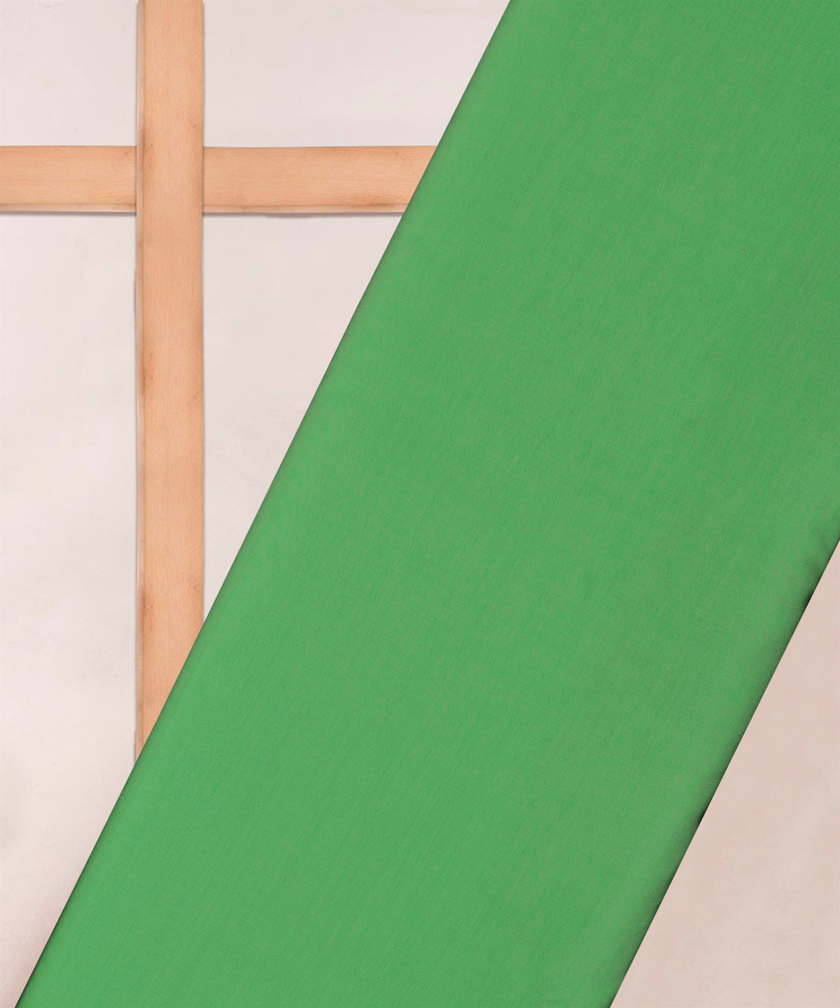 Light Green Plain Dyed Polyester Muslin Fabric