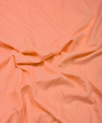 Light Peach Plain Dyed Polyester Muslin Fabric