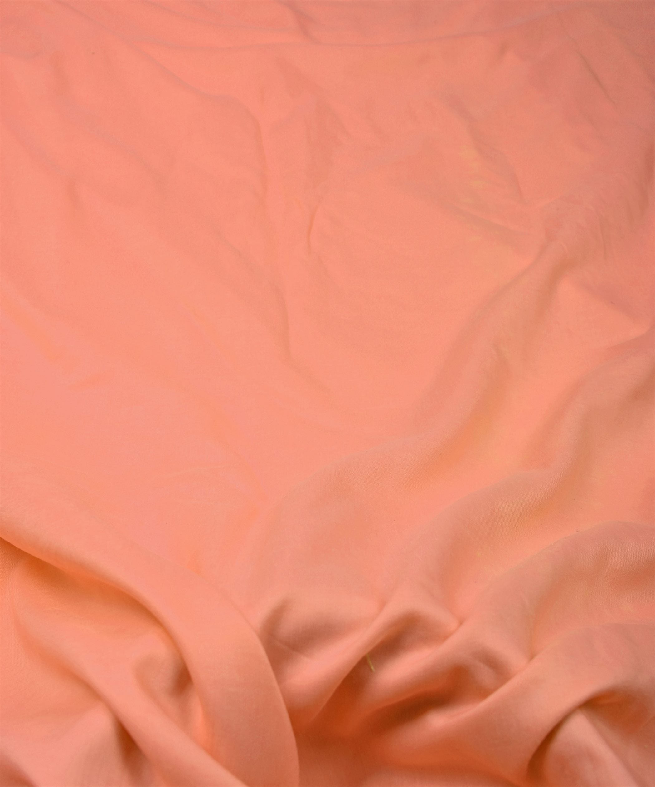 Light Peach Plain Dyed Polyester Muslin Fabric