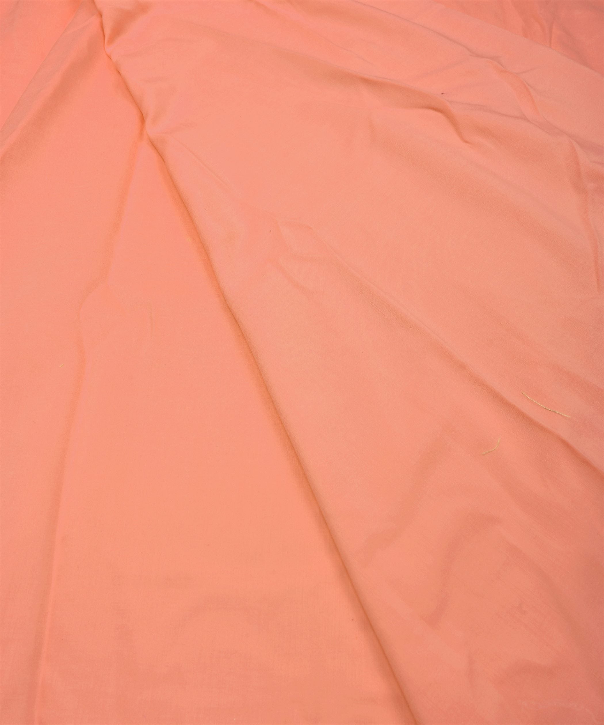 Light Peach Plain Dyed Polyester Muslin Fabric