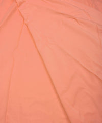 Light Peach Plain Dyed Polyester Muslin Fabric