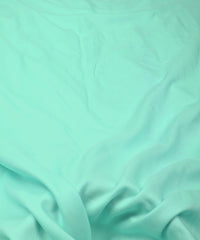 Light Sea Green Plain Dyed Polyester Muslin Fabric