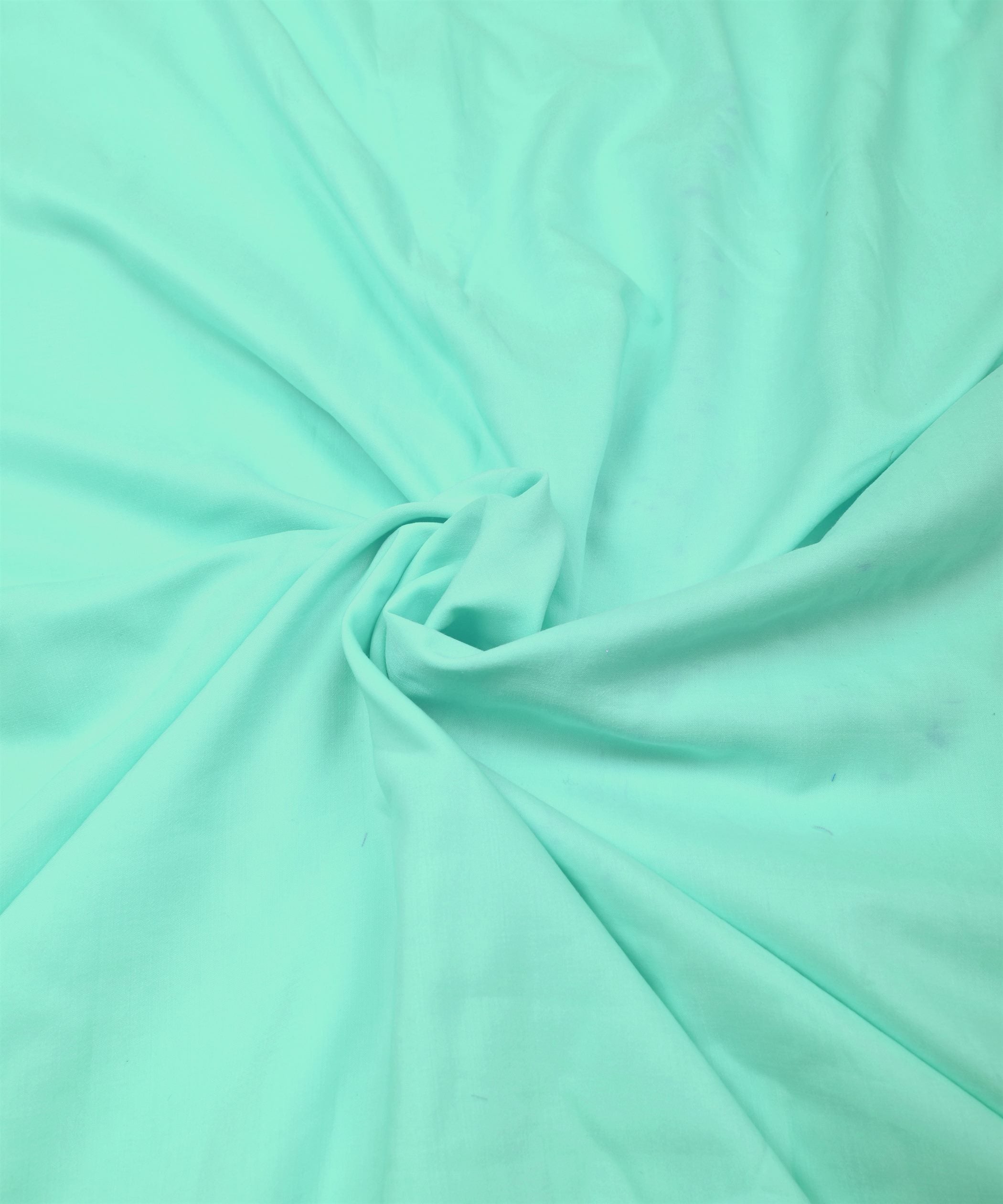 Light Sea Green Plain Dyed Polyester Muslin Fabric