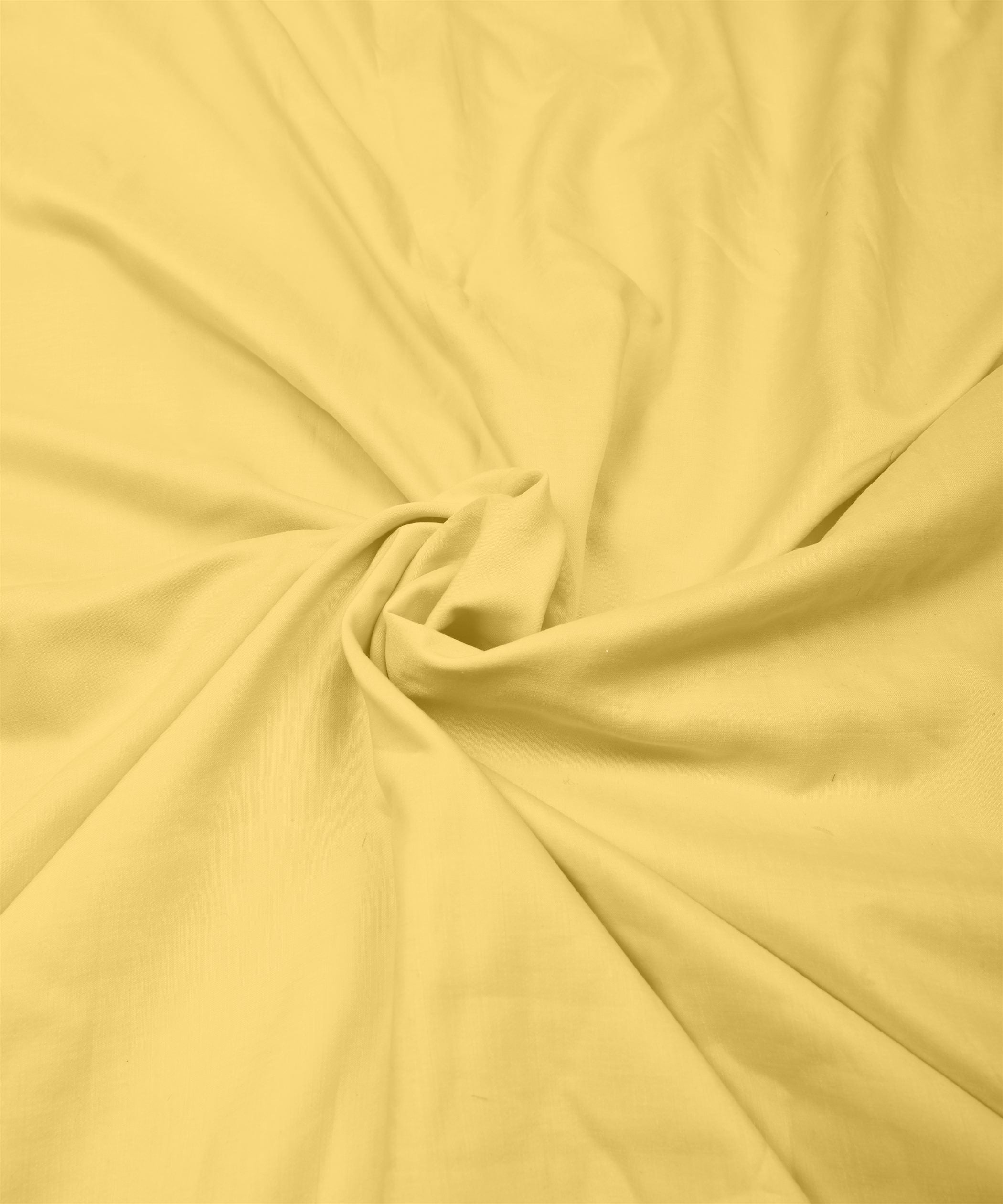 Lime Yellow Plain Dyed Polyester Muslin Fabric