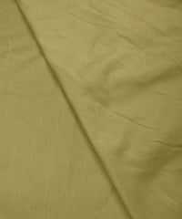 Olive Green Plain Dyed Polyester Muslin Fabric