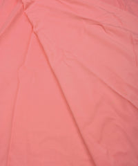 Peach Plain Dyed Polyester Muslin Fabric